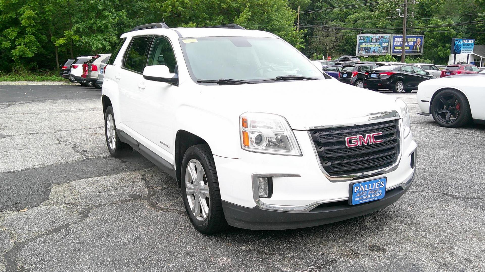 2017 WHITE GMC Terrain SLE2 AWD (2GKFLTEK5H6) with an 2.4L L4 DOHC 16V engine, 6A transmission, located at 540a Delsea Drive, Sewell, NJ, 08080, (987) 867-5309, 39.752560, -75.111206 - Photo#8