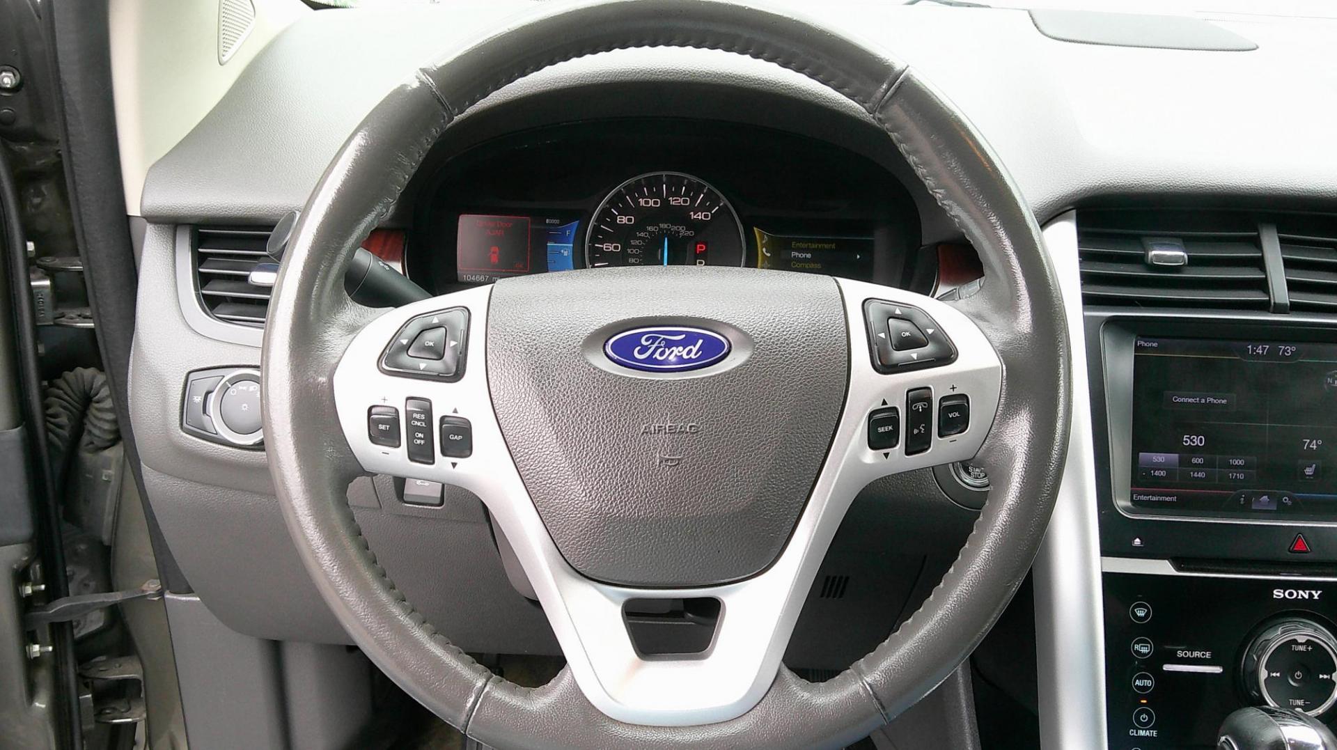 2013 GRAY Ford Edge Limited AWD (2FMDK4KC3DB) with an 3.5L V6 DOHC 24V engine, 6-Speed Automatic transmission, located at 540a Delsea Drive, Sewell, NJ, 08080, (987) 867-5309, 39.752560, -75.111206 - Photo#16