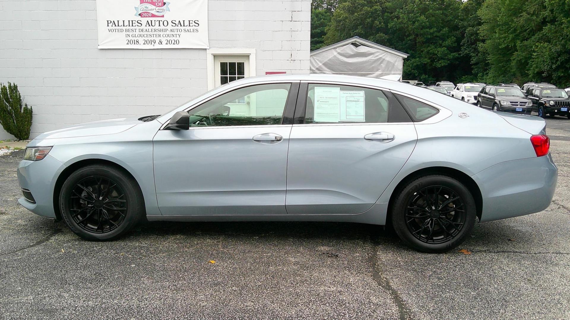 2015 BLUE Chevrolet Impala LS (1G11Z5SLXFU) with an 2.5L L4 DOHC 16V engine, 6-Speed Automatic transmission, located at 540a Delsea Drive, Sewell, NJ, 08080, (987) 867-5309, 39.752560, -75.111206 - Photo#2