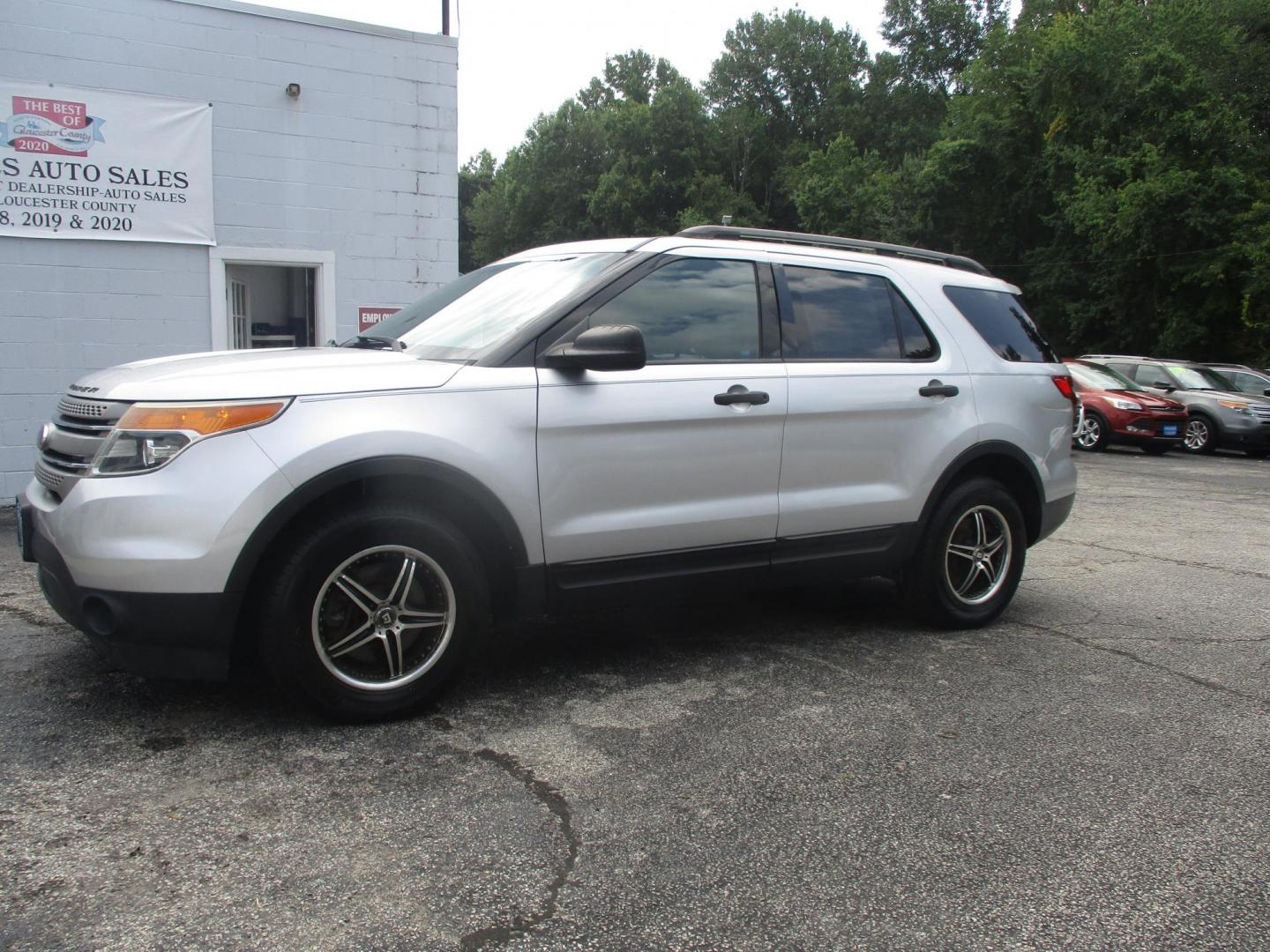 2012 SILVER Ford Explorer Base FWD (1FMHK7B97CG) with an 2.0L L4 DOHC 16V TURBO engine, 6-Speed Automatic transmission, located at 540a Delsea Drive, Sewell, NJ, 08080, (987) 867-5309, 39.752560, -75.111206 - Photo#1