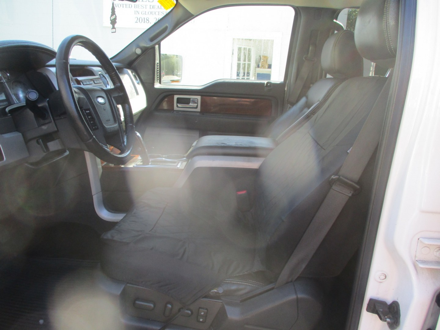 2010 WHITE Ford F-150 Lariat SuperCrew 5.5-ft. Bed 4WD (1FTFW1EV7AF) with an 5.4L V8 SOHC 24V FFV engine, 4-Speed Automatic transmission, located at 540a Delsea Drive, Sewell, NJ, 08080, (987) 867-5309, 39.752560, -75.111206- Photo#14