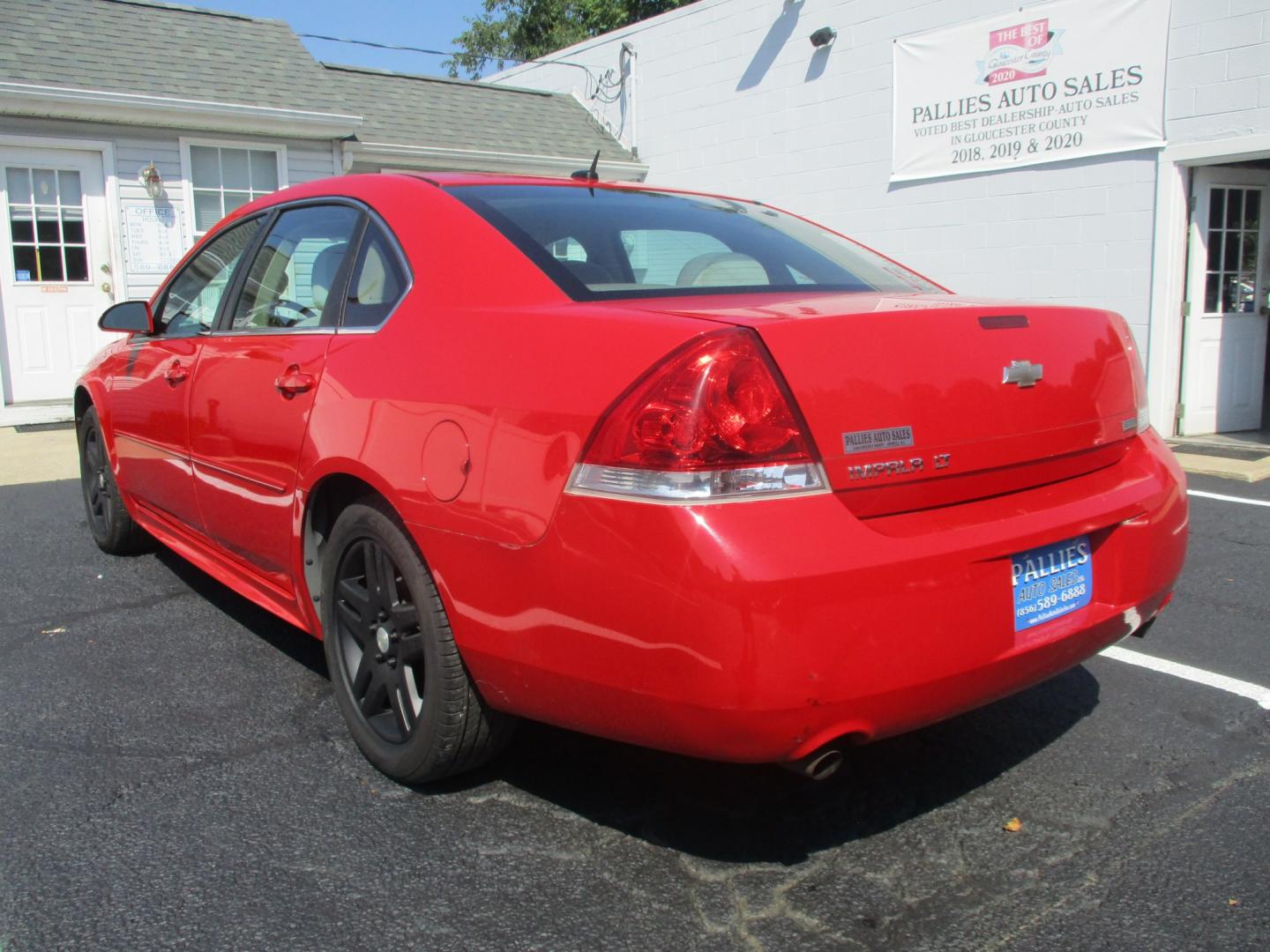 2013 RED Chevrolet Impala LT (Fleet) (2G1WG5E31D1) with an 3.6L V6 DOHC 16V FFV engine, 6-Speed Automatic transmission, located at 540a Delsea Drive, Sewell, NJ, 08080, (987) 867-5309, 39.752560, -75.111206- Photo#2