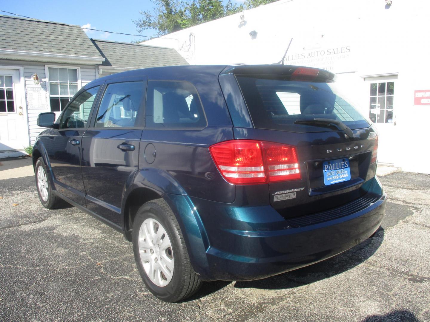 2014 BLUE Dodge Journey SE (3C4PDCAB5ET) with an 2.4L L4 DOHC 16V engine, 4-Speed Automatic transmission, located at 540a Delsea Drive, Sewell, NJ, 08080, (987) 867-5309, 39.752560, -75.111206 - Photo#2
