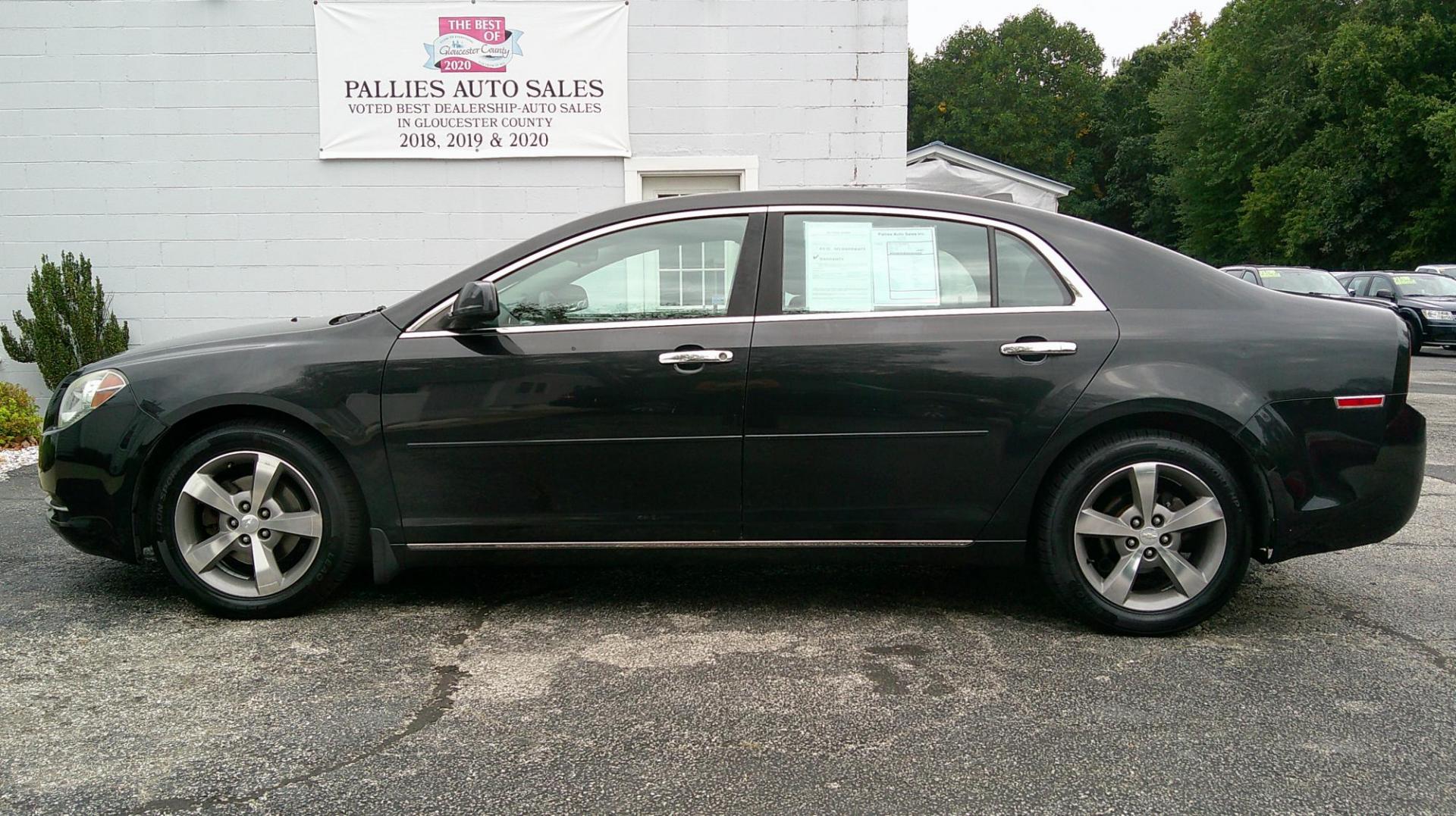 2012 BLACK Chevrolet Malibu 1LT (1G1ZC5E03CF) with an 2.4L L4 DOHC 16V engine, 6-Speed Automatic transmission, located at 540a Delsea Drive, Sewell, NJ, 08080, (987) 867-5309, 39.752560, -75.111206 - Photo#1