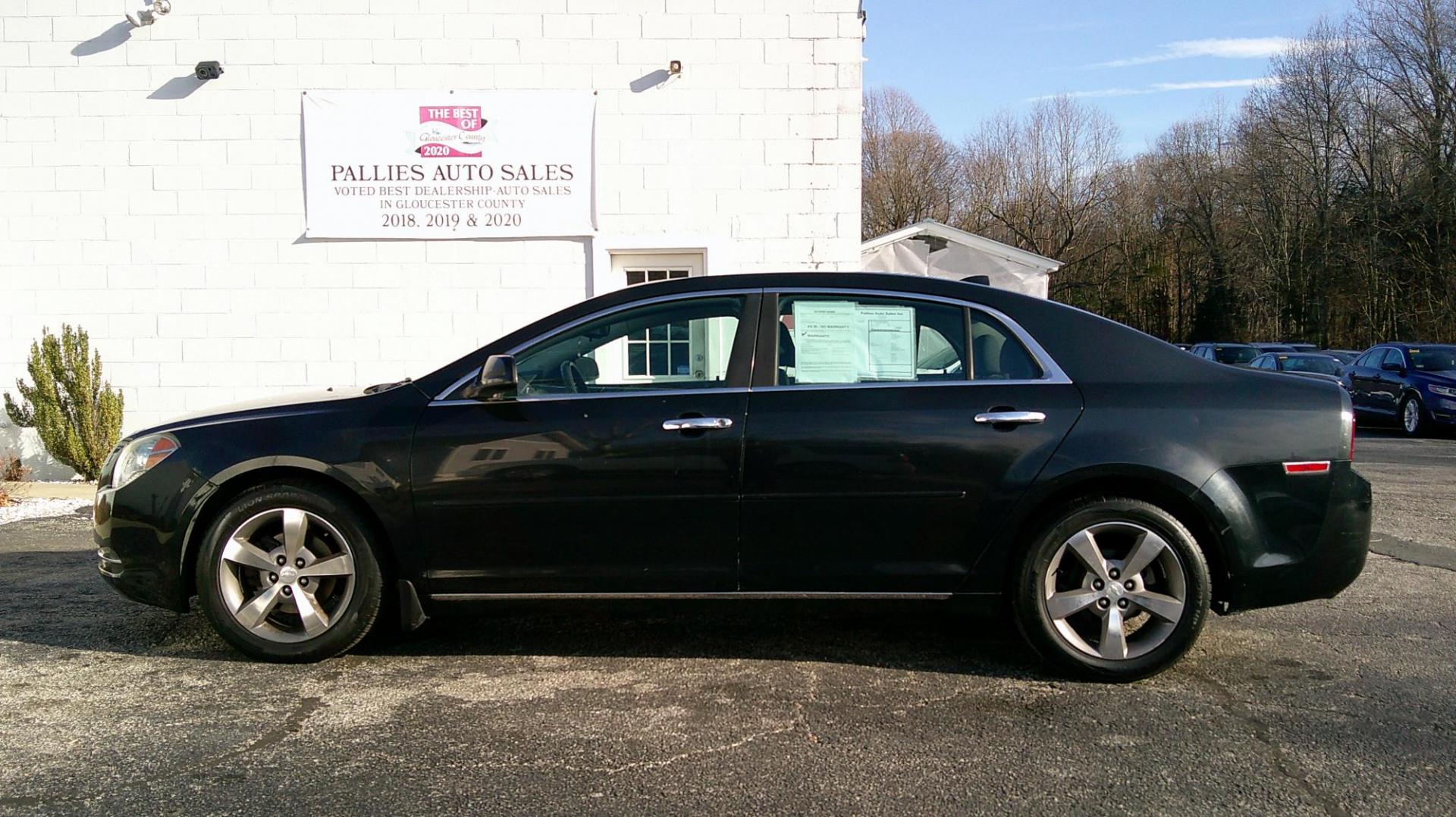 2012 BLACK Chevrolet Malibu 1LT (1G1ZC5E03CF) with an 2.4L L4 DOHC 16V engine, 6-Speed Automatic transmission, located at 540a Delsea Drive, Sewell, NJ, 08080, (987) 867-5309, 39.752560, -75.111206 - Photo#1