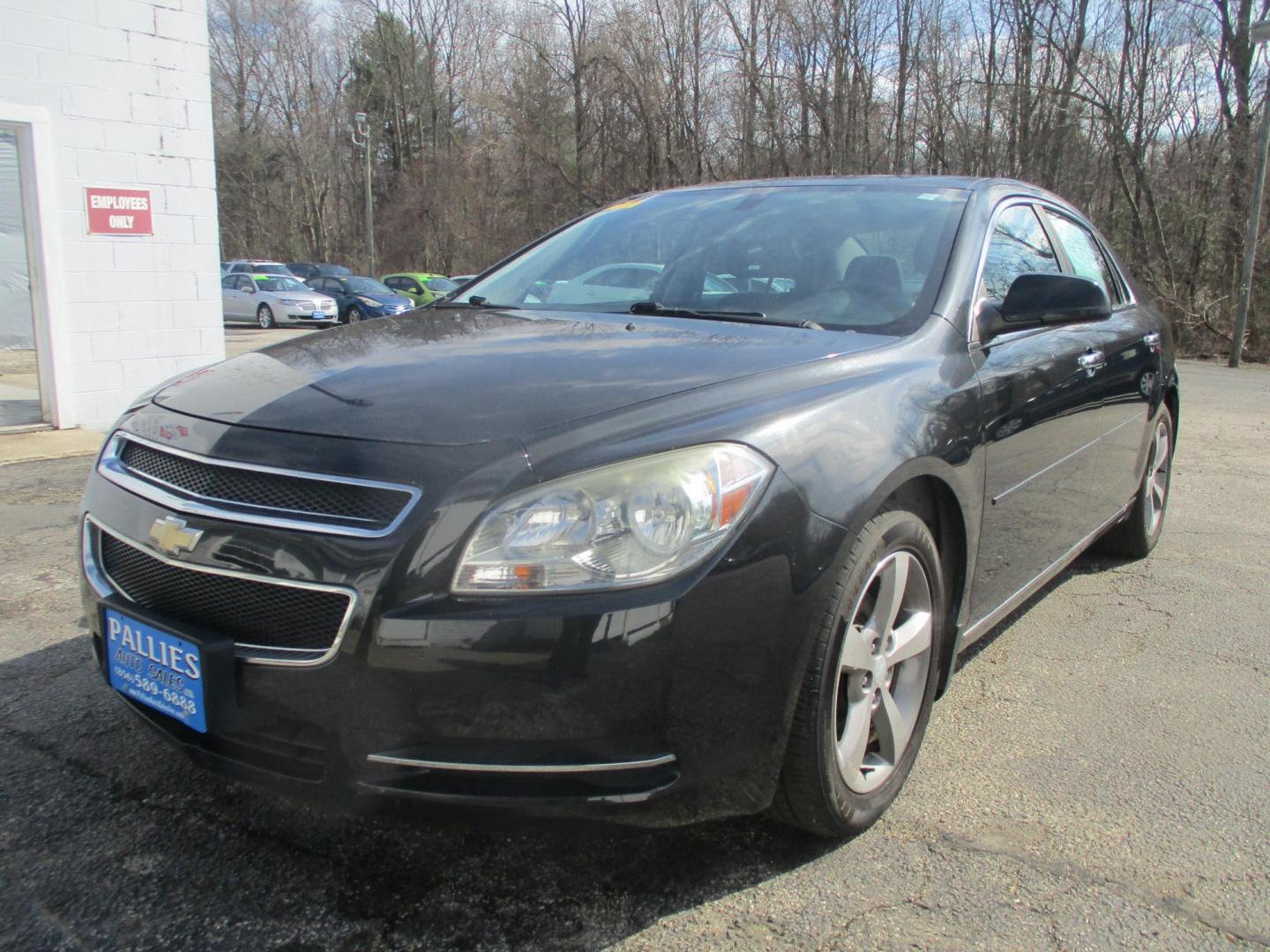 2012 BLACK Chevrolet Malibu 1LT (1G1ZC5E03CF) with an 2.4L L4 DOHC 16V engine, 6-Speed Automatic transmission, located at 540a Delsea Drive, Sewell, NJ, 08080, (987) 867-5309, 39.752560, -75.111206 - Photo#0