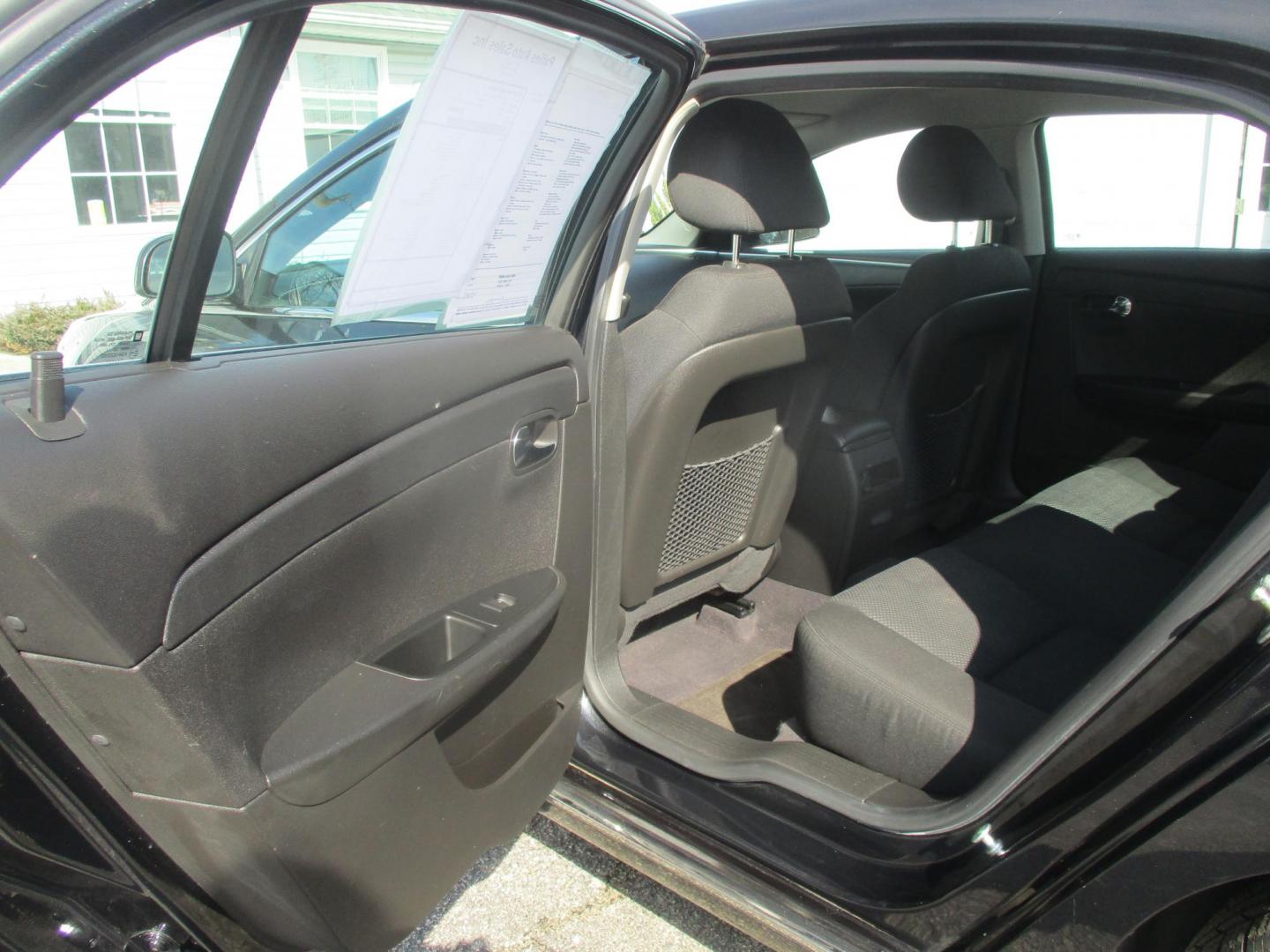 2012 BLACK Chevrolet Malibu 1LT (1G1ZC5E03CF) with an 2.4L L4 DOHC 16V engine, 6-Speed Automatic transmission, located at 540a Delsea Drive, Sewell, NJ, 08080, (987) 867-5309, 39.752560, -75.111206 - Photo#13