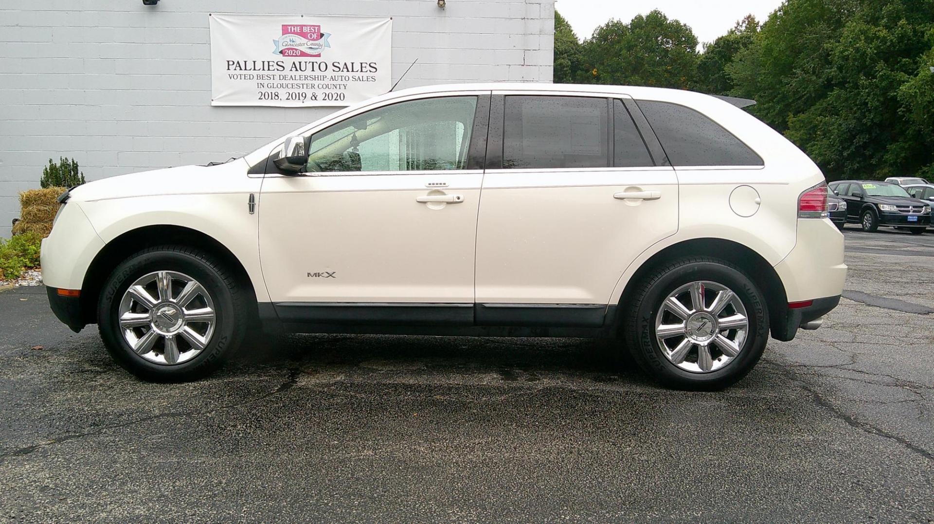 2008 WHITE Lincoln MKX AWD (2LMDU88C38B) with an 3.5L V6 DOHC 24V engine, 6-Speed Automatic Overdrive transmission, located at 540a Delsea Drive, Sewell, NJ, 08080, (987) 867-5309, 39.752560, -75.111206 - Photo#1