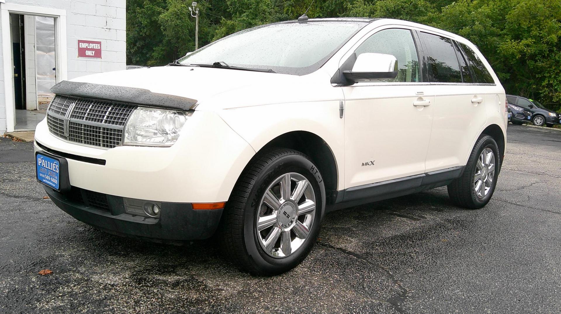 2008 WHITE Lincoln MKX AWD (2LMDU88C38B) with an 3.5L V6 DOHC 24V engine, 6-Speed Automatic Overdrive transmission, located at 540a Delsea Drive, Sewell, NJ, 08080, (987) 867-5309, 39.752560, -75.111206 - Photo#0