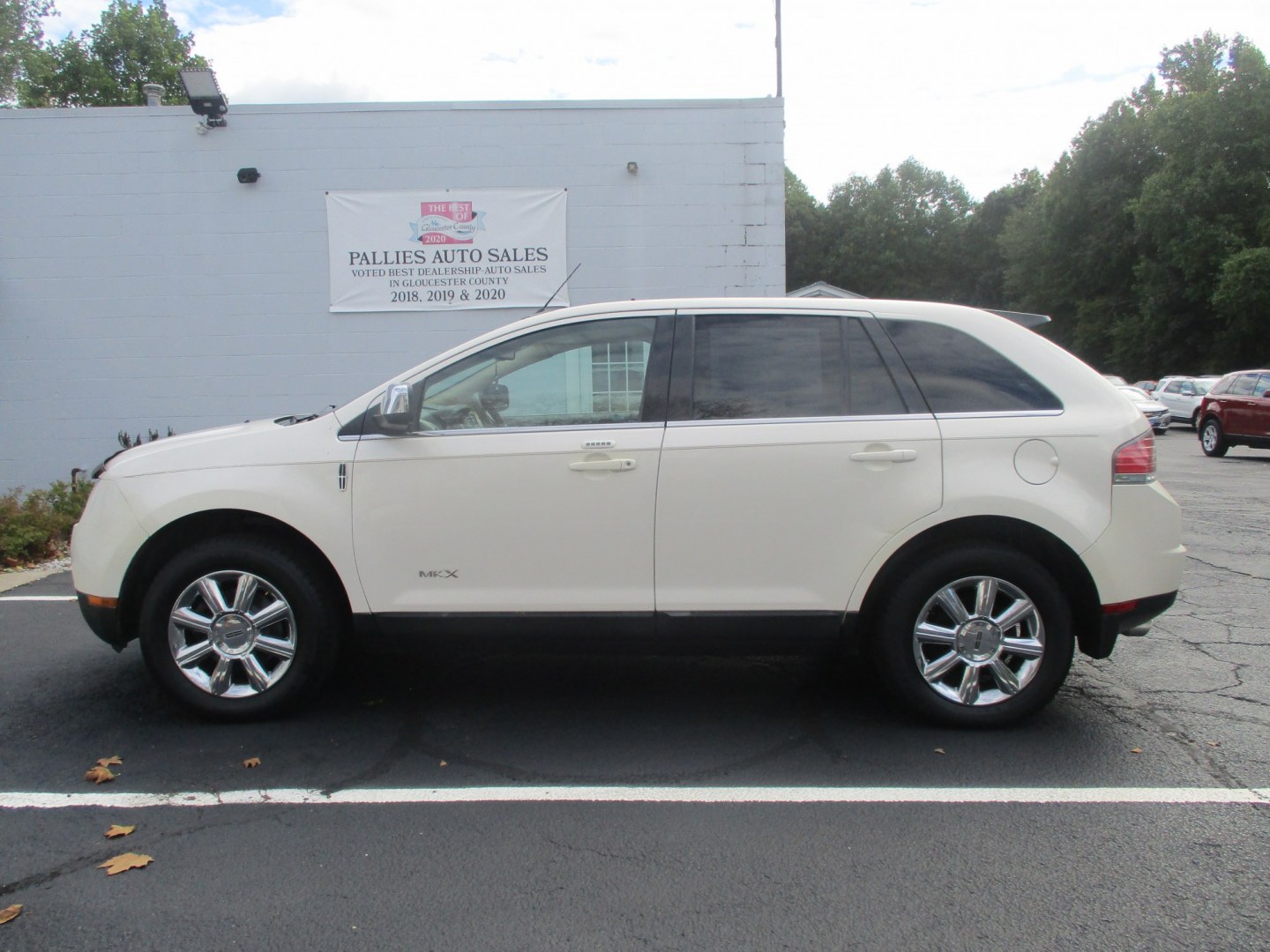 2008 WHITE Lincoln MKX AWD (2LMDU88C38B) with an 3.5L V6 DOHC 24V engine, 6-Speed Automatic Overdrive transmission, located at 540a Delsea Drive, Sewell, NJ, 08080, (987) 867-5309, 39.752560, -75.111206- Photo#1
