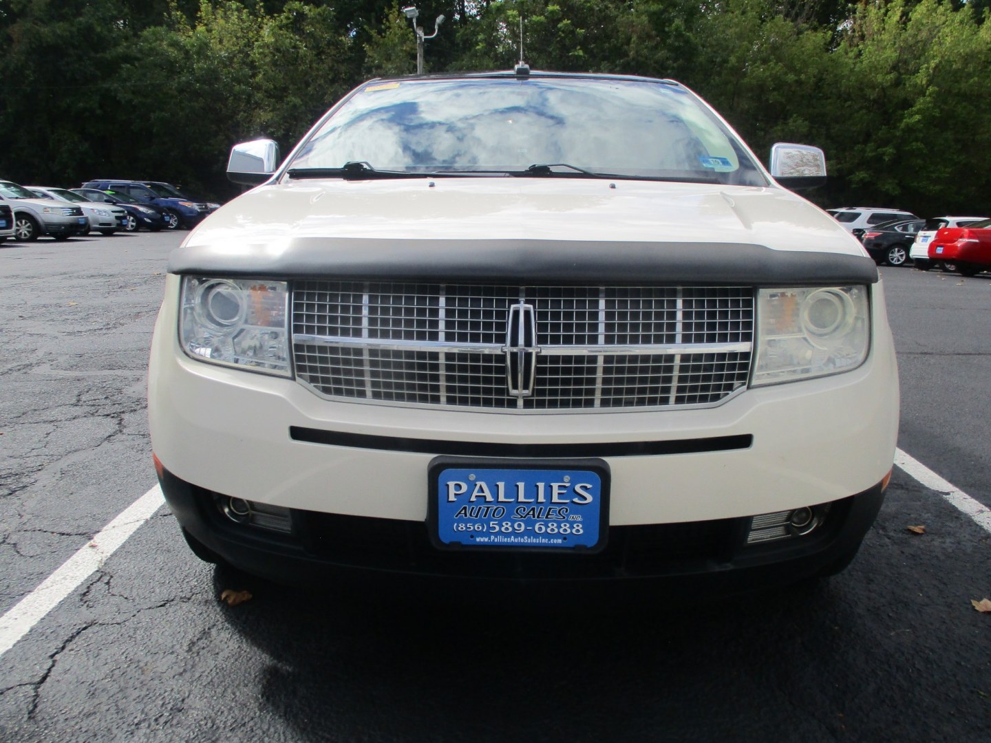 2008 WHITE Lincoln MKX AWD (2LMDU88C38B) with an 3.5L V6 DOHC 24V engine, 6-Speed Automatic Overdrive transmission, located at 540a Delsea Drive, Sewell, NJ, 08080, (987) 867-5309, 39.752560, -75.111206- Photo#9
