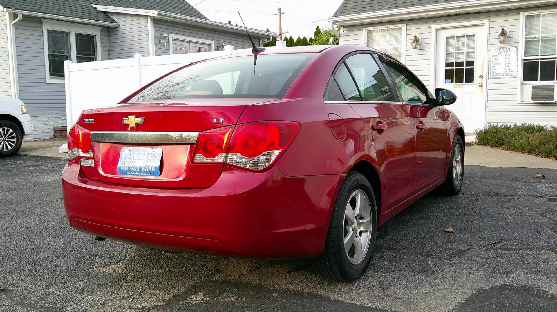 2013 RED Chevrolet Cruze 1LT Auto (1G1PC5SB1D7) with an 1.4L L4 DOHC 16V TURBO engine, 6-Speed Automatic transmission, located at 540a Delsea Drive, Sewell, NJ, 08080, (987) 867-5309, 39.752560, -75.111206 - Photo#6