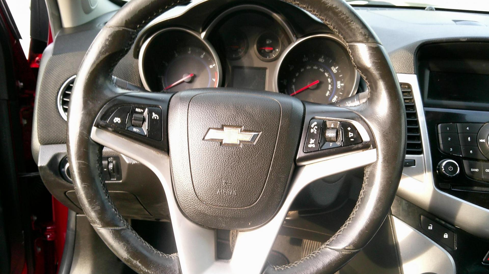 2013 RED Chevrolet Cruze 1LT Auto (1G1PC5SB1D7) with an 1.4L L4 DOHC 16V TURBO engine, 6-Speed Automatic transmission, located at 540a Delsea Drive, Sewell, NJ, 08080, (987) 867-5309, 39.752560, -75.111206 - Photo#16