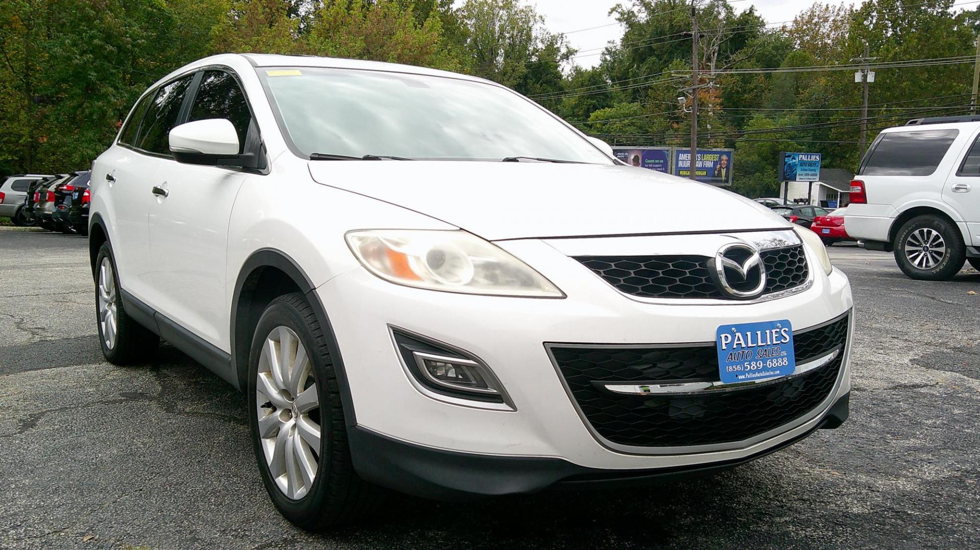 2010 WHITE Mazda CX-9 Grand Touring AWD (JM3TB3MV2A0) with an 3.7L V6 DOHC 24V engine, 6-Speed Automatic transmission, located at 540a Delsea Drive, Sewell, NJ, 08080, (987) 867-5309, 39.752560, -75.111206 - Photo#8