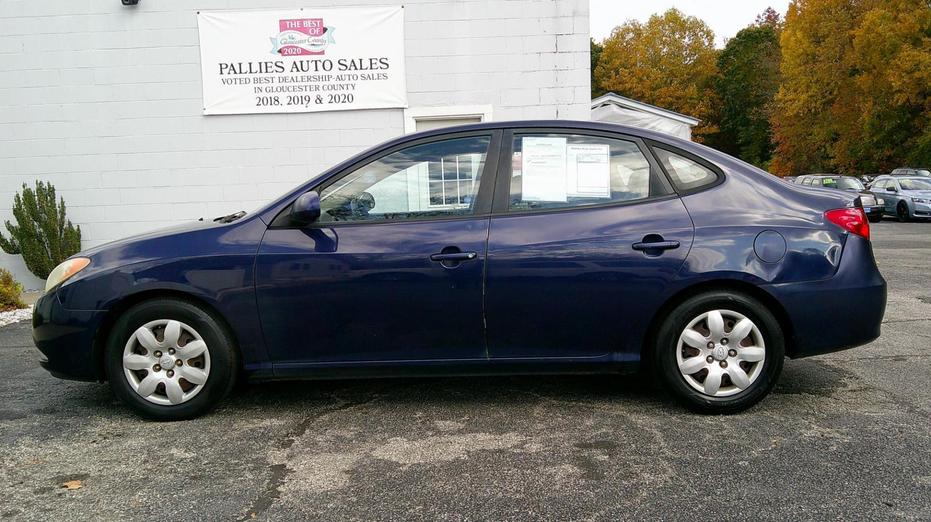 2008 BLUE Hyundai Elantra GLS (KMHDU46D98U) with an 2.0L L4 DOHC 16V engine, located at 540a Delsea Drive, Sewell, NJ, 08080, (987) 867-5309, 39.752560, -75.111206 - Photo#1