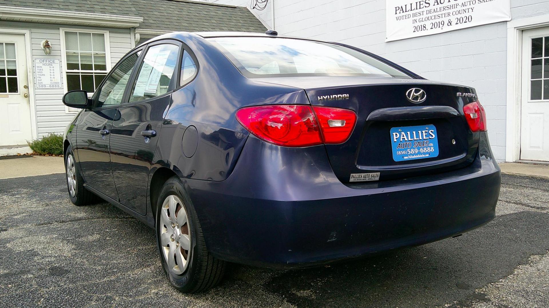 2008 BLUE Hyundai Elantra GLS (KMHDU46D98U) with an 2.0L L4 DOHC 16V engine, located at 540a Delsea Drive, Sewell, NJ, 08080, (987) 867-5309, 39.752560, -75.111206 - Photo#2
