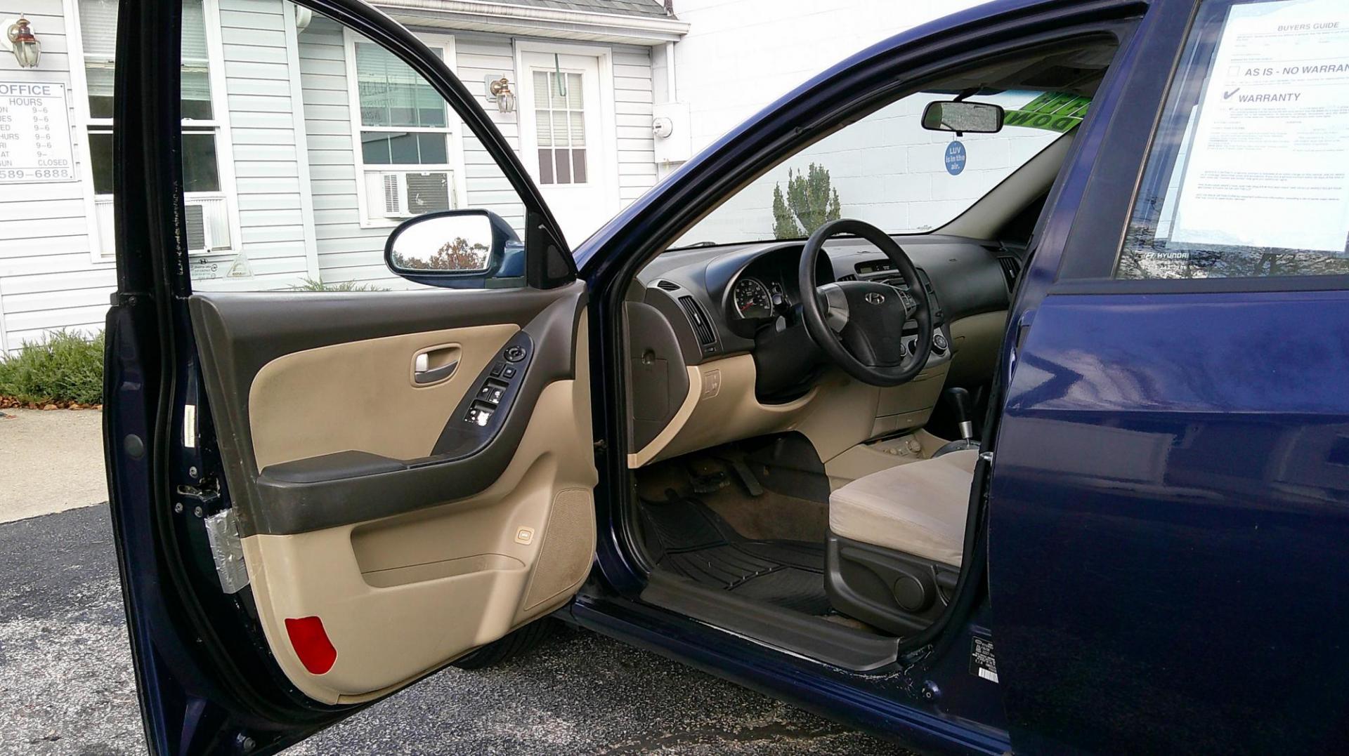 2008 BLUE Hyundai Elantra GLS (KMHDU46D98U) with an 2.0L L4 DOHC 16V engine, located at 540a Delsea Drive, Sewell, NJ, 08080, (987) 867-5309, 39.752560, -75.111206 - Photo#9