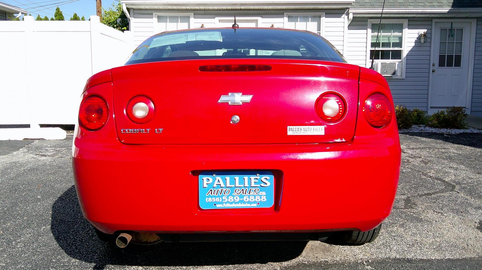 2009 RED Chevrolet Cobalt LT1 Coupe (1G1AT18H697) with an 2.2L L4 DOHC 16V engine, 5-Speed Manual Overdrive transmission, located at 540a Delsea Drive, Sewell, NJ, 08080, (987) 867-5309, 39.752560, -75.111206 - Photo#3