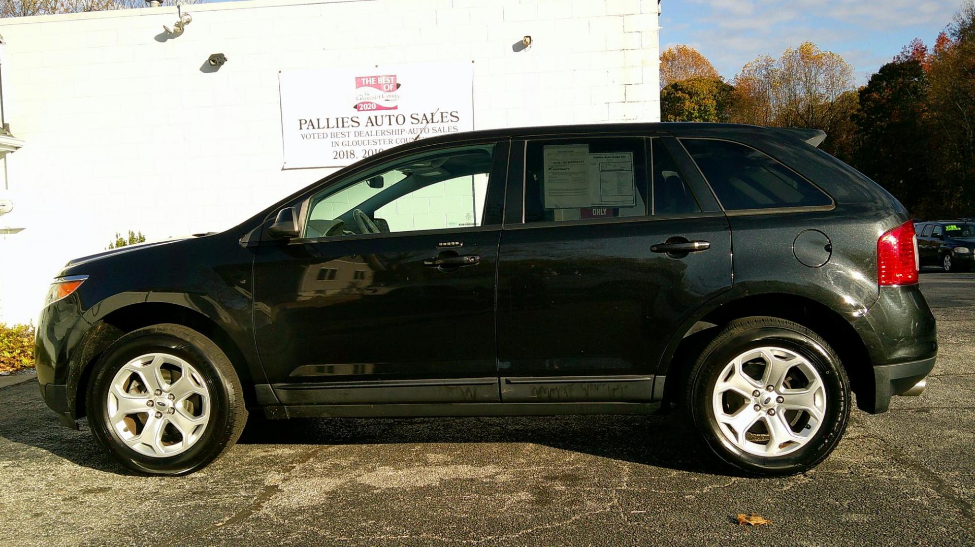 2014 BLACK Ford Edge SEL AWD (2FMDK4JC5EB) with an 3.5L V6 DOHC 24V engine, 6-Speed Automatic transmission, located at 540a Delsea Drive, Sewell, NJ, 08080, (987) 867-5309, 39.752560, -75.111206 - Photo#1