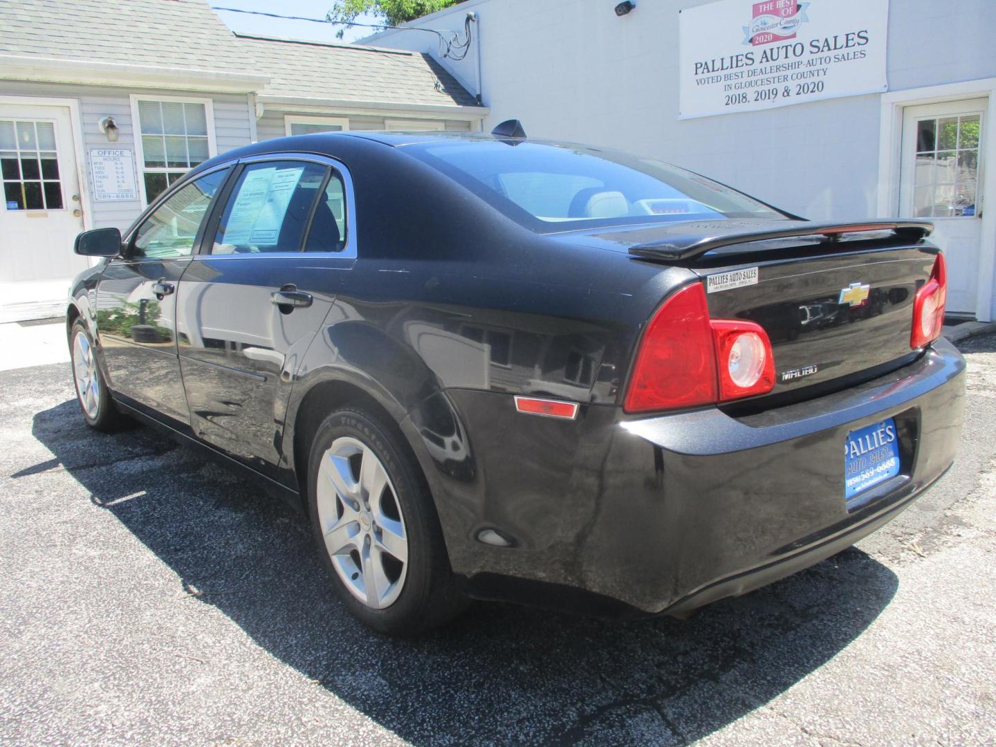 2012 BLACK Chevrolet Malibu LS (1G1ZB5E01CF) with an 2.4L L4 DOHC 16V engine, 6-Speed Automatic transmission, located at 540a Delsea Drive, Sewell, NJ, 08080, (987) 867-5309, 39.752560, -75.111206- Photo#2