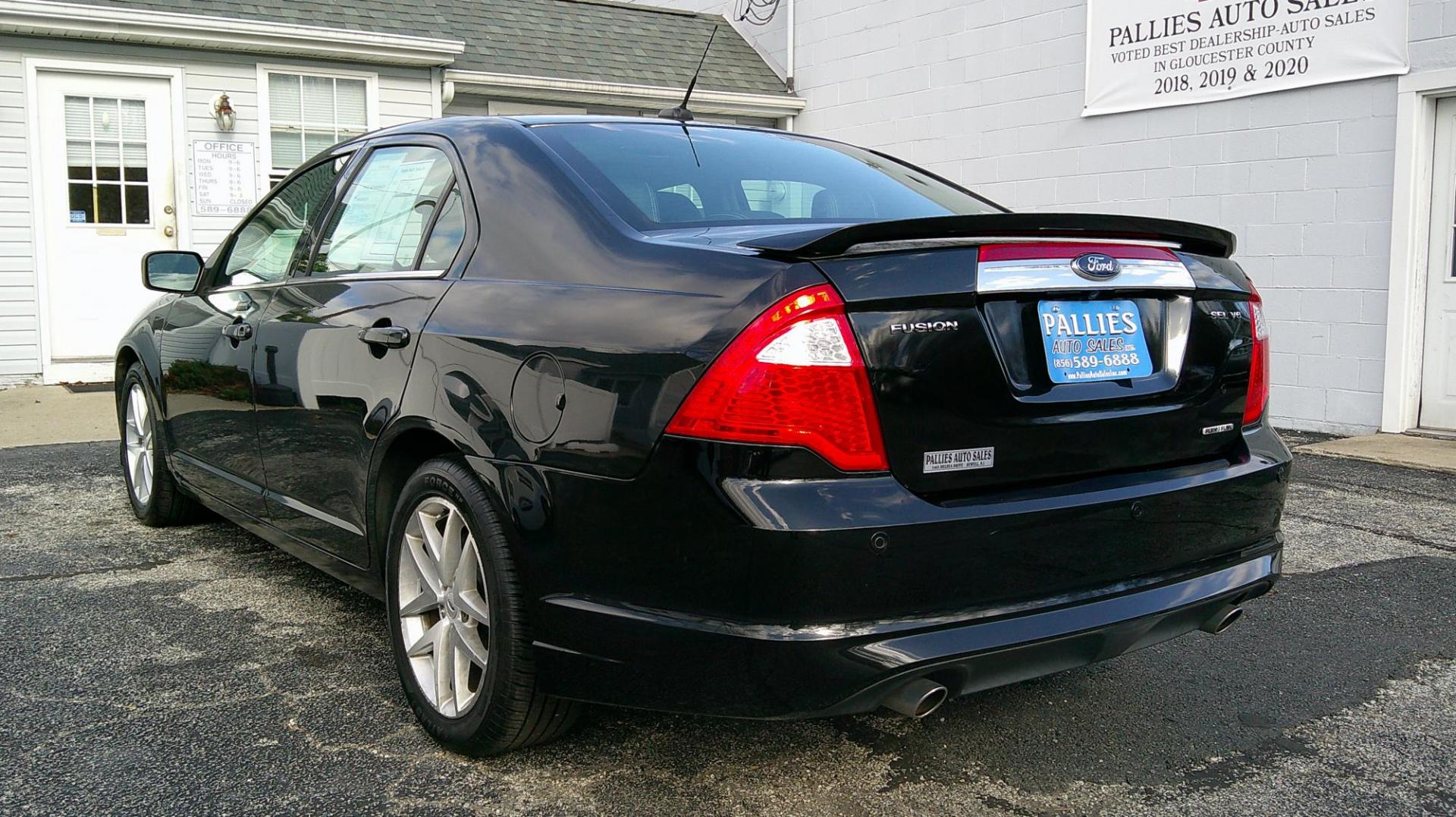 2012 BLACK Ford Fusion SEL (3FAHP0JG7CR) with an 3.0L V6 DOHC 24V engine, located at 540a Delsea Drive, Sewell, NJ, 08080, (987) 867-5309, 39.752560, -75.111206 - Photo#2