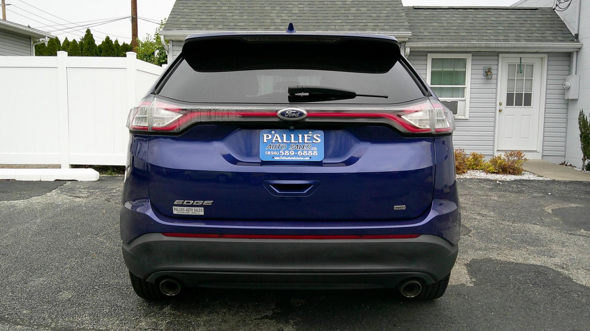 2015 BLUE Ford Edge SE AWD (2FMTK4G85FB) with an 3.5L V6 DOHC 24V engine, 6-Speed Automatic transmission, located at 540a Delsea Drive, Sewell, NJ, 08080, (987) 867-5309, 39.752560, -75.111206 - Photo#3