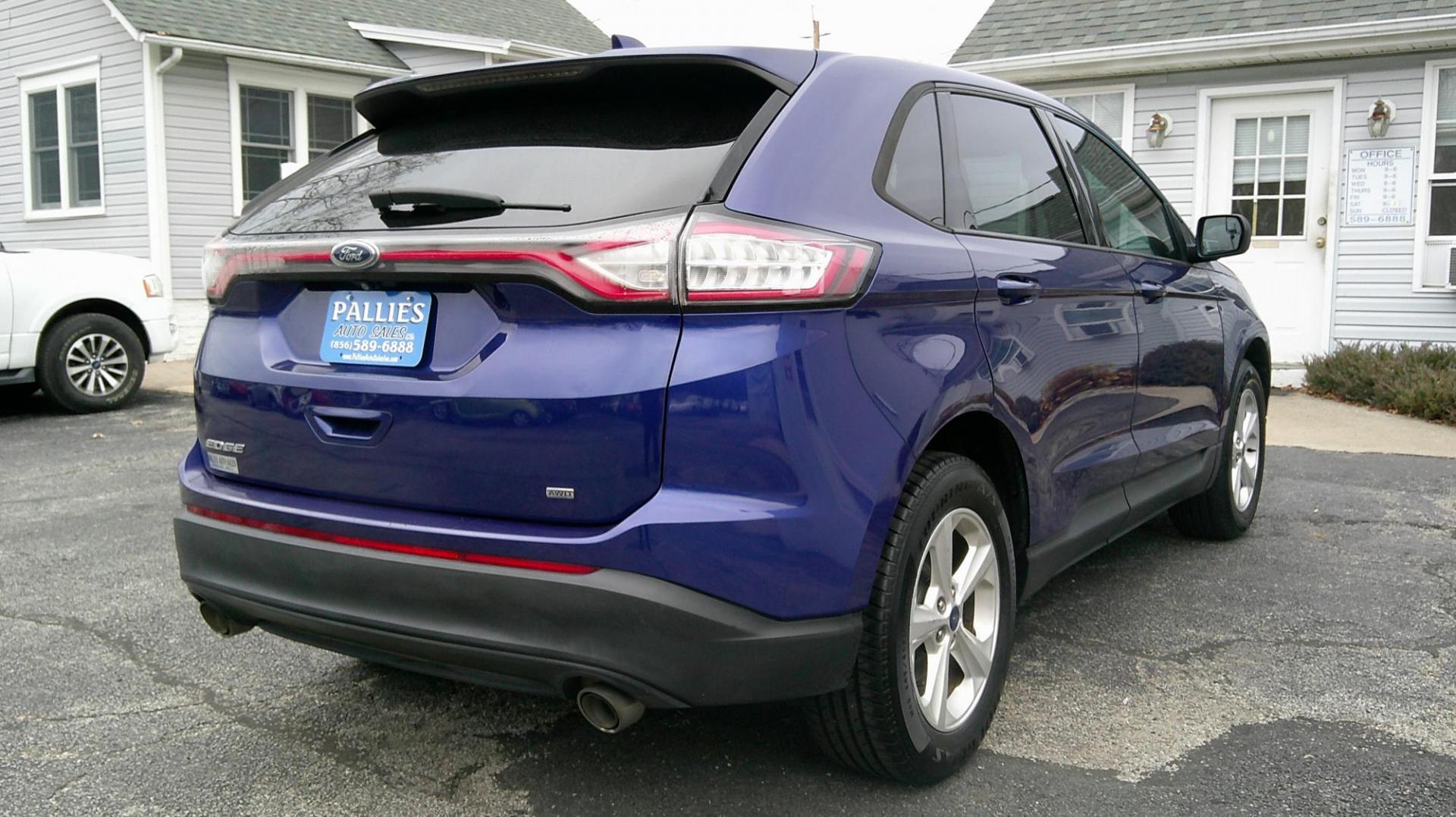 2015 BLUE Ford Edge SE AWD (2FMTK4G85FB) with an 3.5L V6 DOHC 24V engine, 6-Speed Automatic transmission, located at 540a Delsea Drive, Sewell, NJ, 08080, (987) 867-5309, 39.752560, -75.111206 - Photo#6