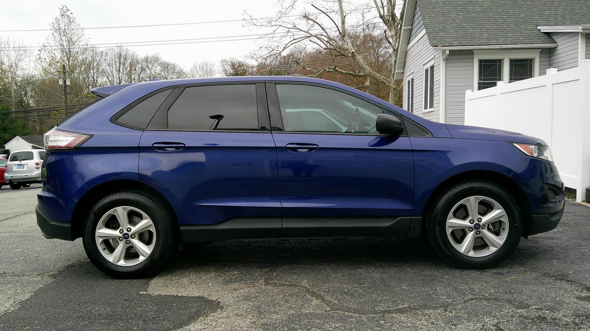 2015 BLUE Ford Edge SE AWD (2FMTK4G85FB) with an 3.5L V6 DOHC 24V engine, 6-Speed Automatic transmission, located at 540a Delsea Drive, Sewell, NJ, 08080, (987) 867-5309, 39.752560, -75.111206 - Photo#7