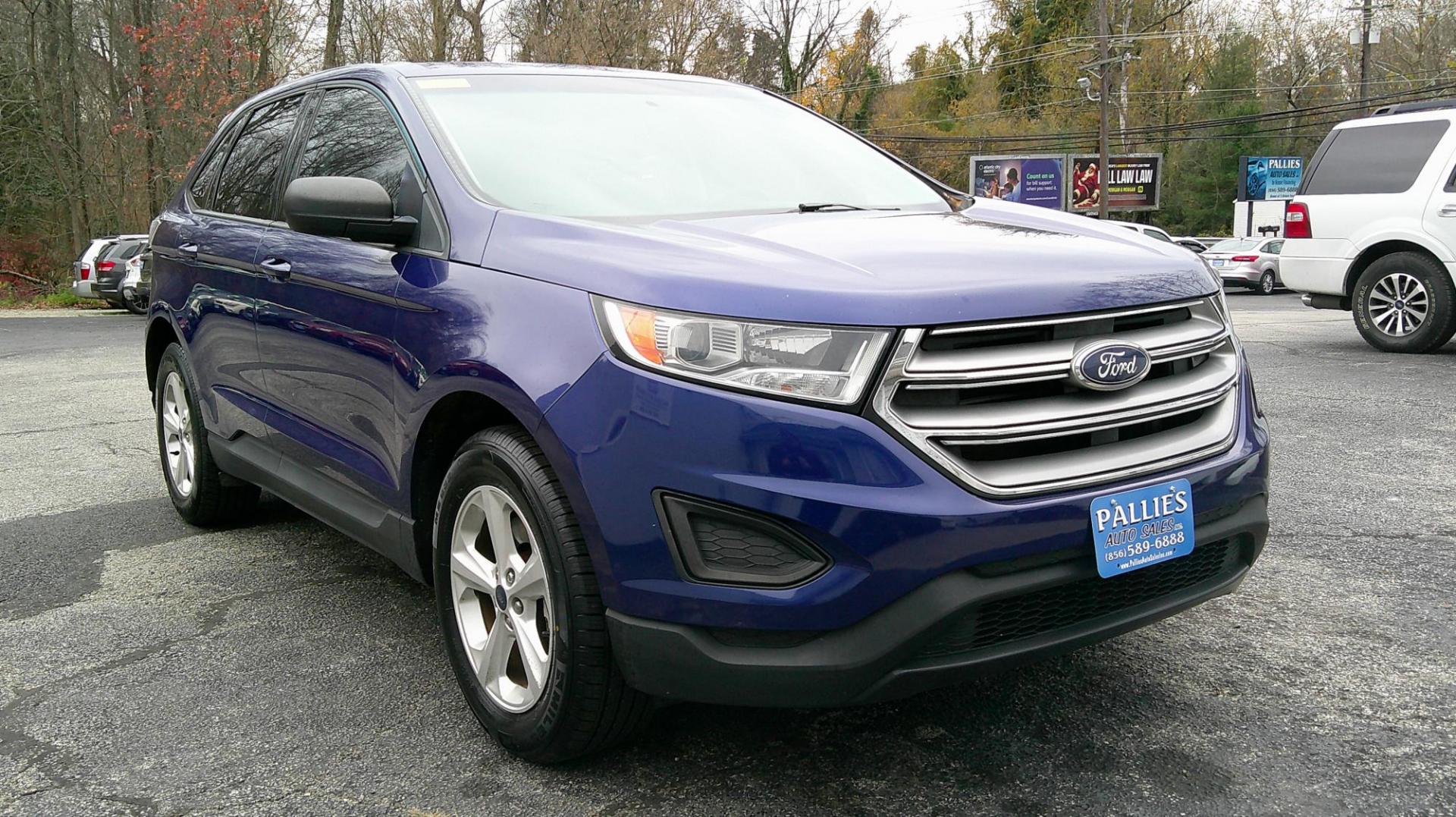 2015 BLUE Ford Edge SE AWD (2FMTK4G85FB) with an 3.5L V6 DOHC 24V engine, 6-Speed Automatic transmission, located at 540a Delsea Drive, Sewell, NJ, 08080, (987) 867-5309, 39.752560, -75.111206 - Photo#8
