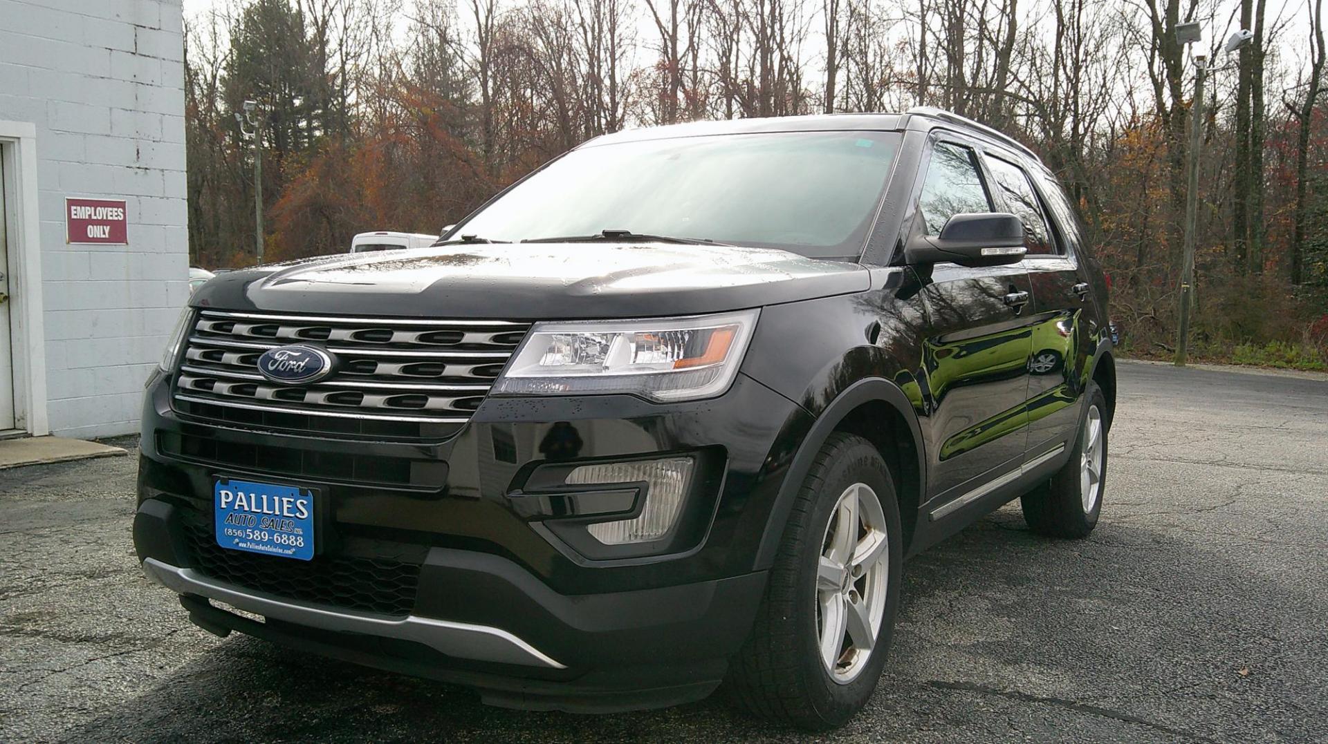 2017 BLACK Ford Explorer XLT 4WD (1FM5K8DH6HG) with an 2.3L L4 DOHC 16V engine, 6A transmission, located at 540a Delsea Drive, Sewell, NJ, 08080, (987) 867-5309, 39.752560, -75.111206 - Photo#0