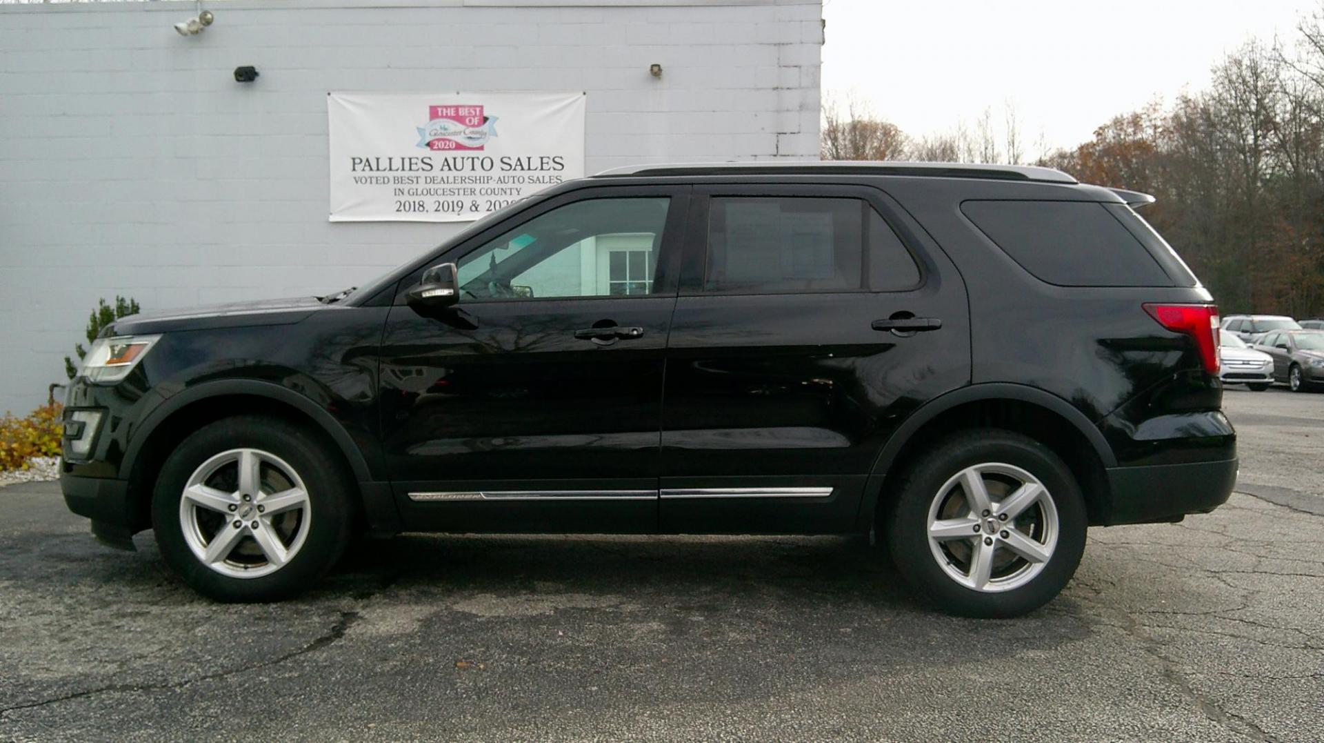 2017 BLACK Ford Explorer XLT 4WD (1FM5K8DH6HG) with an 2.3L L4 DOHC 16V engine, 6A transmission, located at 540a Delsea Drive, Sewell, NJ, 08080, (987) 867-5309, 39.752560, -75.111206 - Photo#1