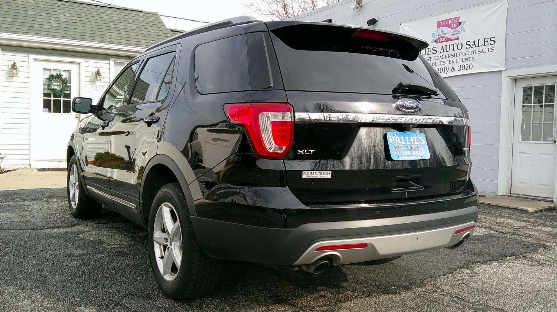 2017 BLACK Ford Explorer XLT 4WD (1FM5K8DH6HG) with an 2.3L L4 DOHC 16V engine, 6A transmission, located at 540a Delsea Drive, Sewell, NJ, 08080, (987) 867-5309, 39.752560, -75.111206 - Photo#2
