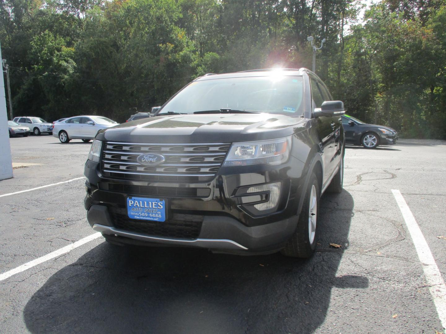 2017 BLACK Ford Explorer XLT 4WD (1FM5K8DH6HG) with an 2.3L L4 DOHC 16V engine, 6A transmission, located at 540a Delsea Drive, Sewell, NJ, 08080, (987) 867-5309, 39.752560, -75.111206- Photo#0