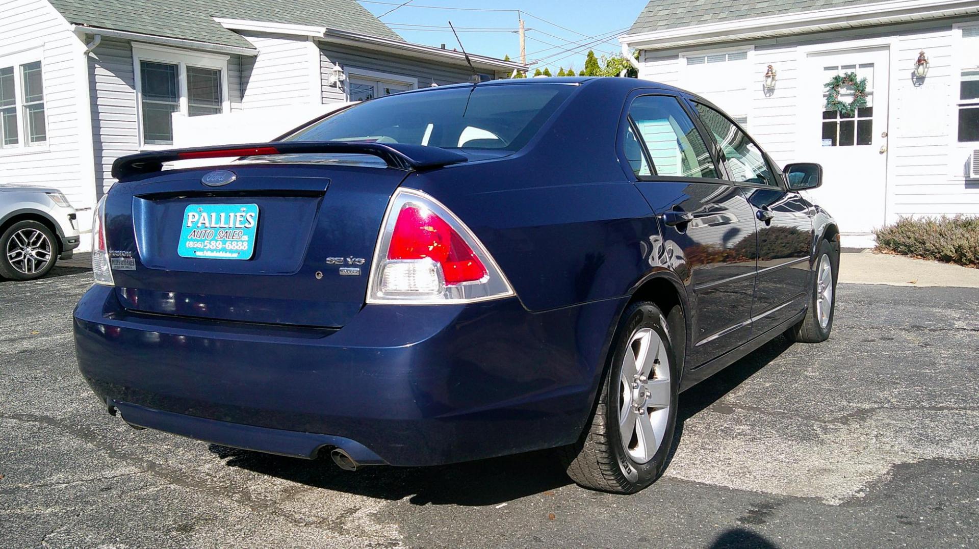 2007 BLUE Ford Fusion V6 SE AWD (3FAHP011X7R) with an 3.0L V6 DOHC 24V engine, located at 540a Delsea Drive, Sewell, NJ, 08080, (987) 867-5309, 39.752560, -75.111206 - Photo#6
