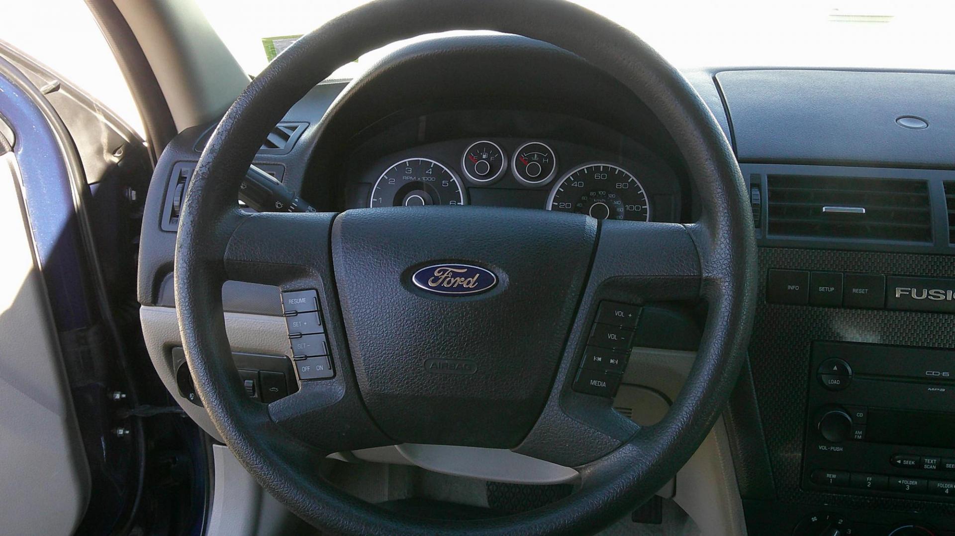 2007 BLUE Ford Fusion V6 SE AWD (3FAHP011X7R) with an 3.0L V6 DOHC 24V engine, located at 540a Delsea Drive, Sewell, NJ, 08080, (987) 867-5309, 39.752560, -75.111206 - Photo#15
