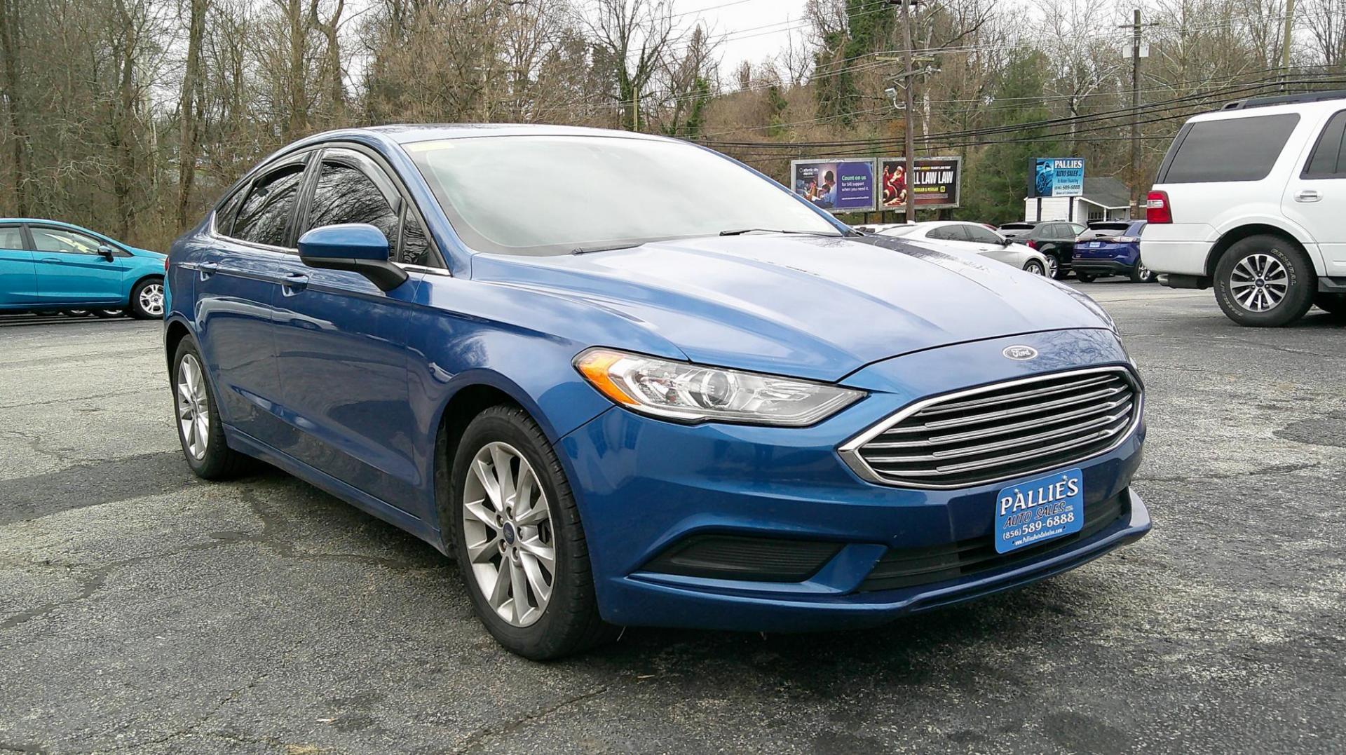 2017 BLUE Ford Fusion SE (3FA6P0H72HR) with an 2.5L L4 DOHC 16V engine, 6A transmission, located at 540a Delsea Drive, Sewell, NJ, 08080, (987) 867-5309, 39.752560, -75.111206 - Photo#8