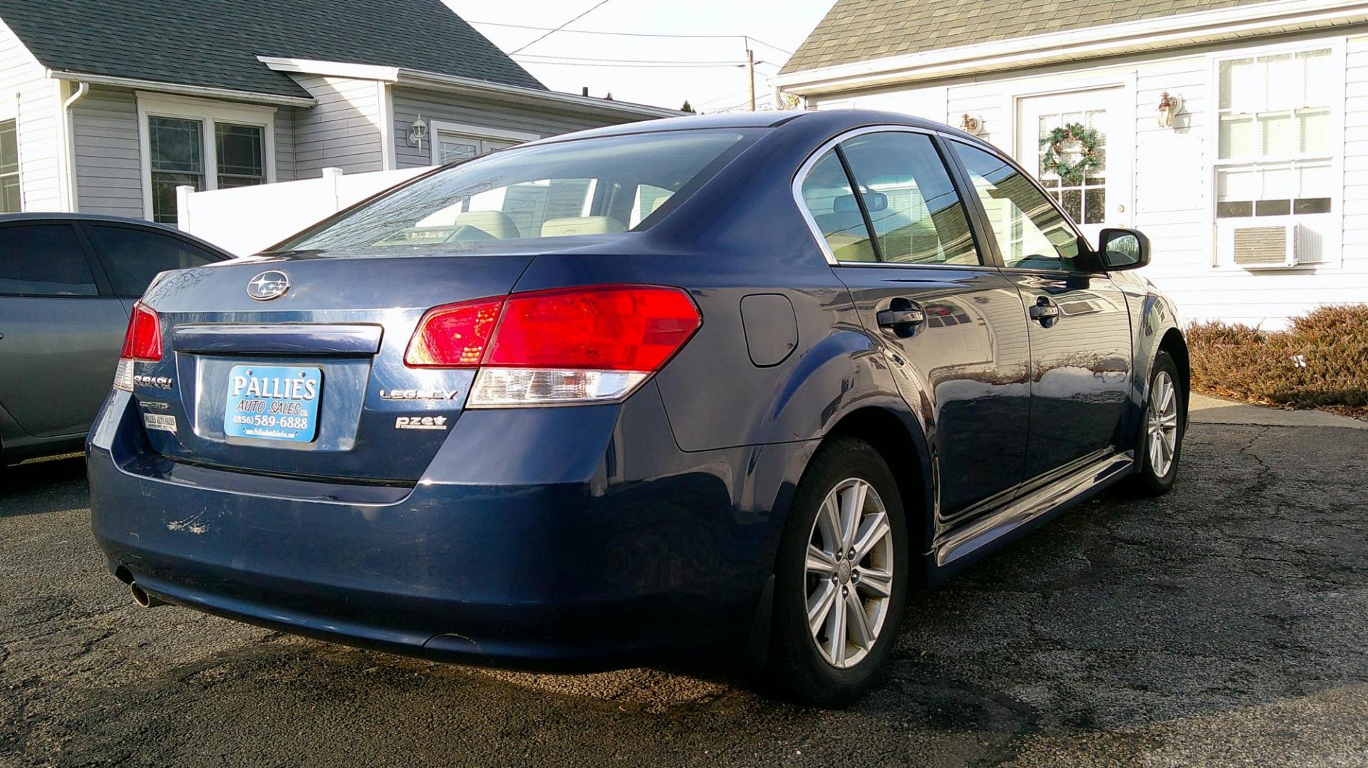 2010 BLUE Subaru Legacy 2.5i Premium (4S3BMBC6XA3) with an 2.5L H4 SOHC 16V engine, Continuously Variable Transmisson transmission, located at 540a Delsea Drive, Sewell, NJ, 08080, (987) 867-5309, 39.752560, -75.111206 - Photo#6