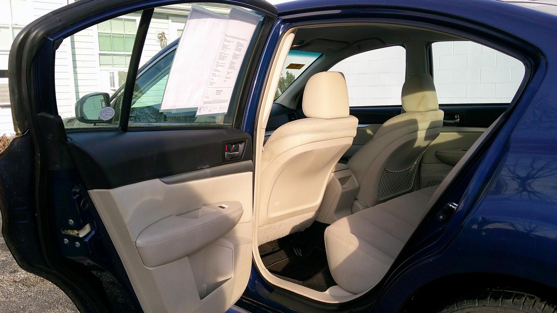 2010 BLUE Subaru Legacy 2.5i Premium (4S3BMBC6XA3) with an 2.5L H4 SOHC 16V engine, Continuously Variable Transmisson transmission, located at 540a Delsea Drive, Sewell, NJ, 08080, (987) 867-5309, 39.752560, -75.111206 - Photo#13