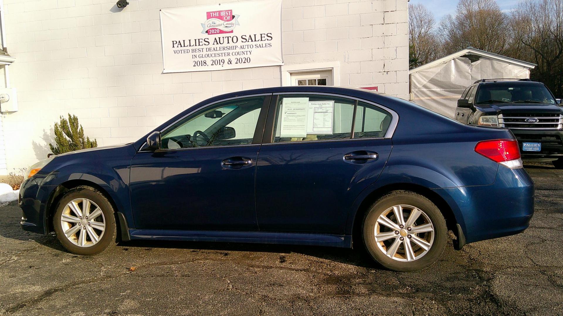 2010 BLUE Subaru Legacy 2.5i Premium (4S3BMBC6XA3) with an 2.5L H4 SOHC 16V engine, Continuously Variable Transmisson transmission, located at 540a Delsea Drive, Sewell, NJ, 08080, (987) 867-5309, 39.752560, -75.111206 - Photo#1