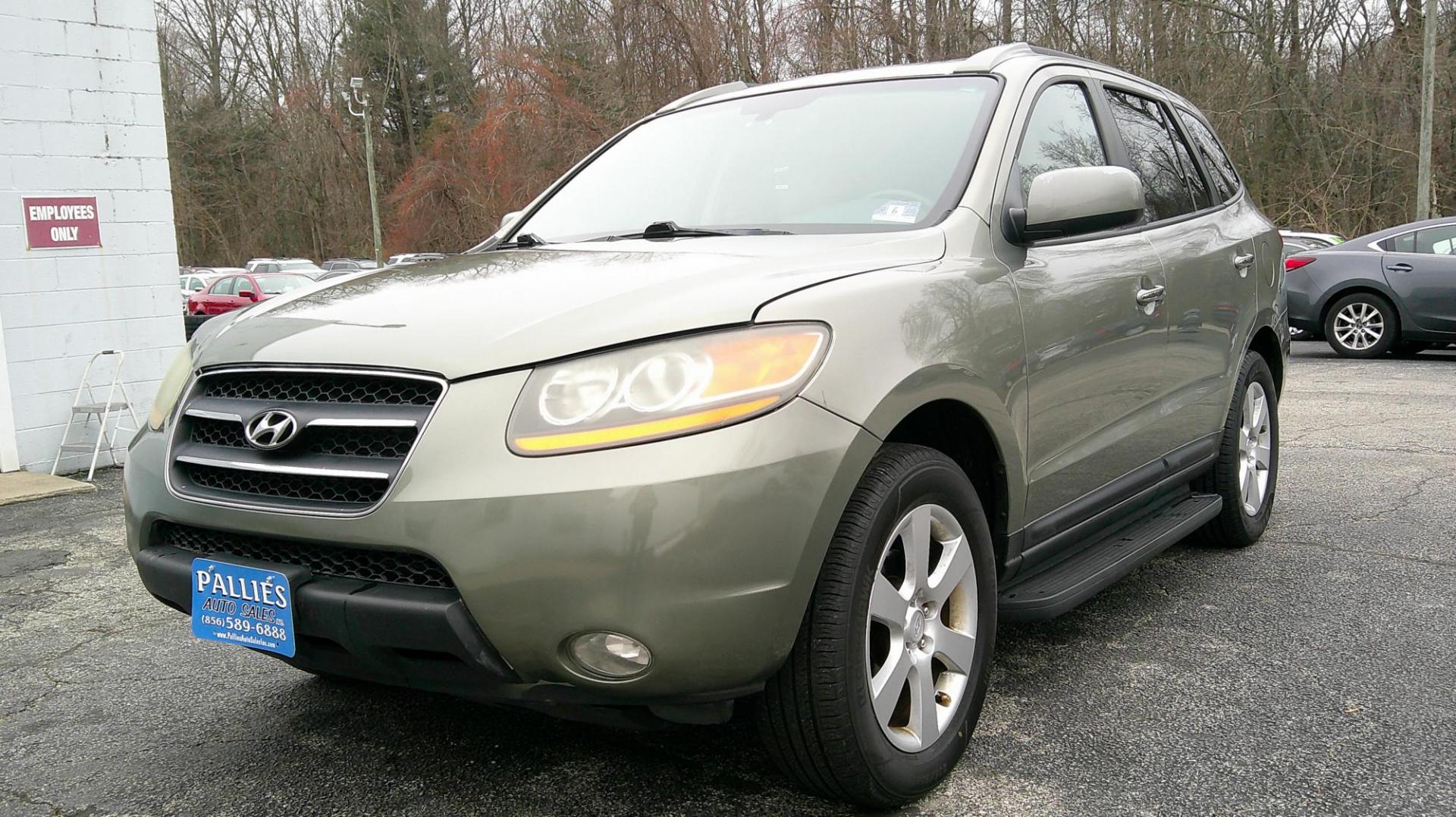2009 GREEN Hyundai Santa Fe Limited (5NMSH13E19H) with an 3.3L V6 DOHC 24V engine, 5-Speed Automatic transmission, located at 540a Delsea Drive, Sewell, NJ, 08080, (987) 867-5309, 39.752560, -75.111206 - Photo#0