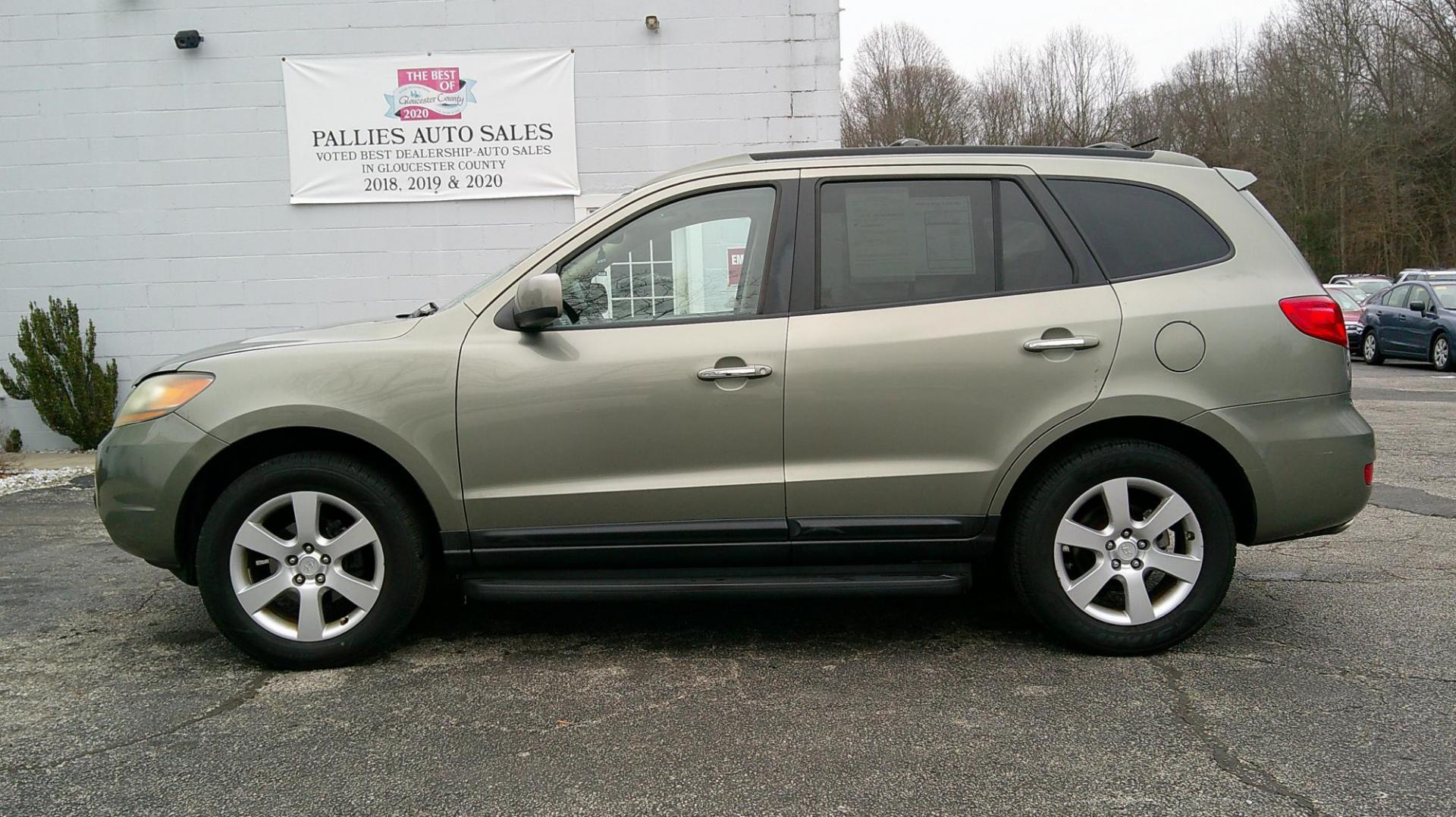 2009 GREEN Hyundai Santa Fe Limited (5NMSH13E19H) with an 3.3L V6 DOHC 24V engine, 5-Speed Automatic transmission, located at 540a Delsea Drive, Sewell, NJ, 08080, (987) 867-5309, 39.752560, -75.111206 - Photo#1