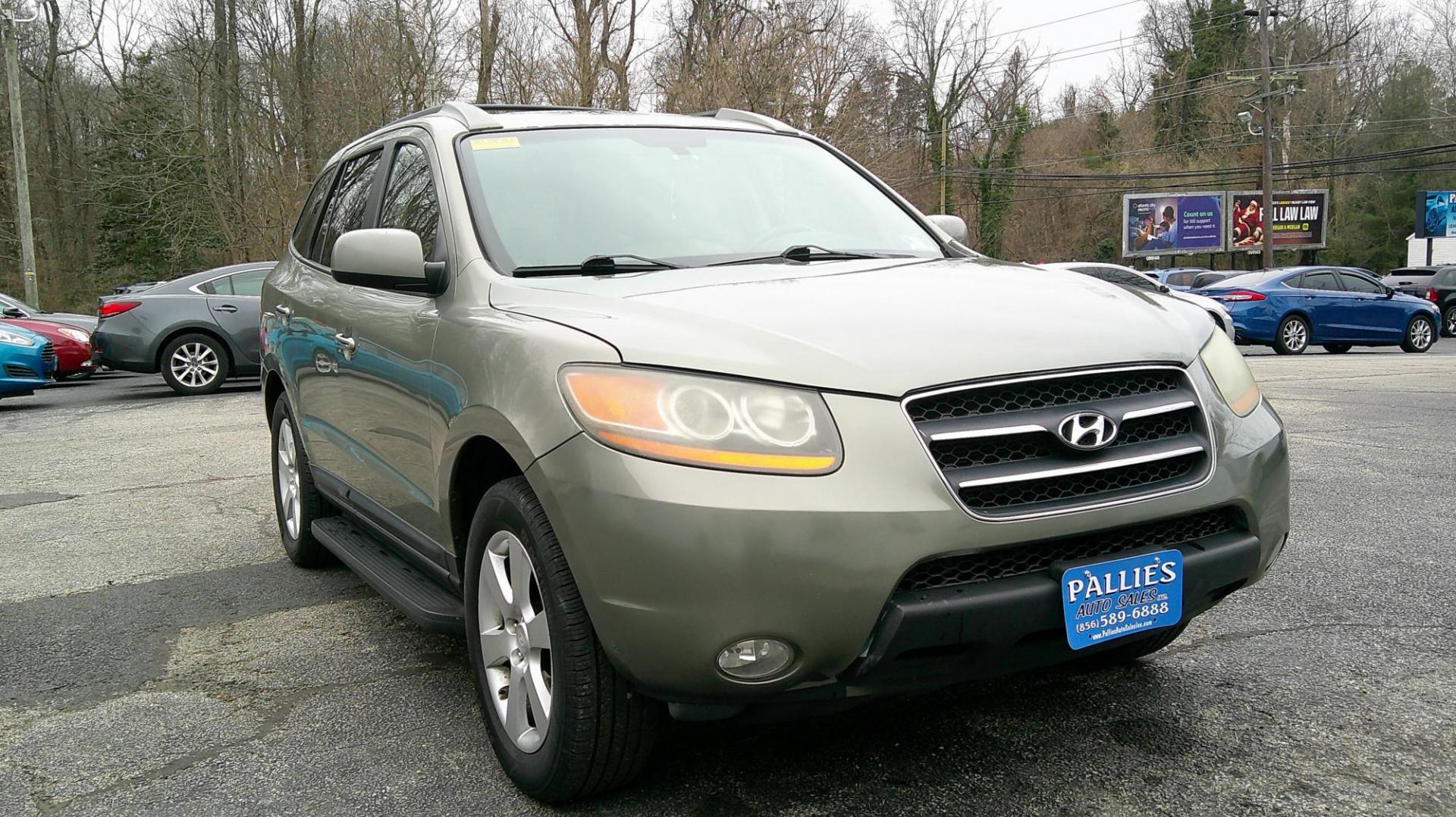 2009 GREEN Hyundai Santa Fe Limited (5NMSH13E19H) with an 3.3L V6 DOHC 24V engine, 5-Speed Automatic transmission, located at 540a Delsea Drive, Sewell, NJ, 08080, (987) 867-5309, 39.752560, -75.111206 - Photo#8