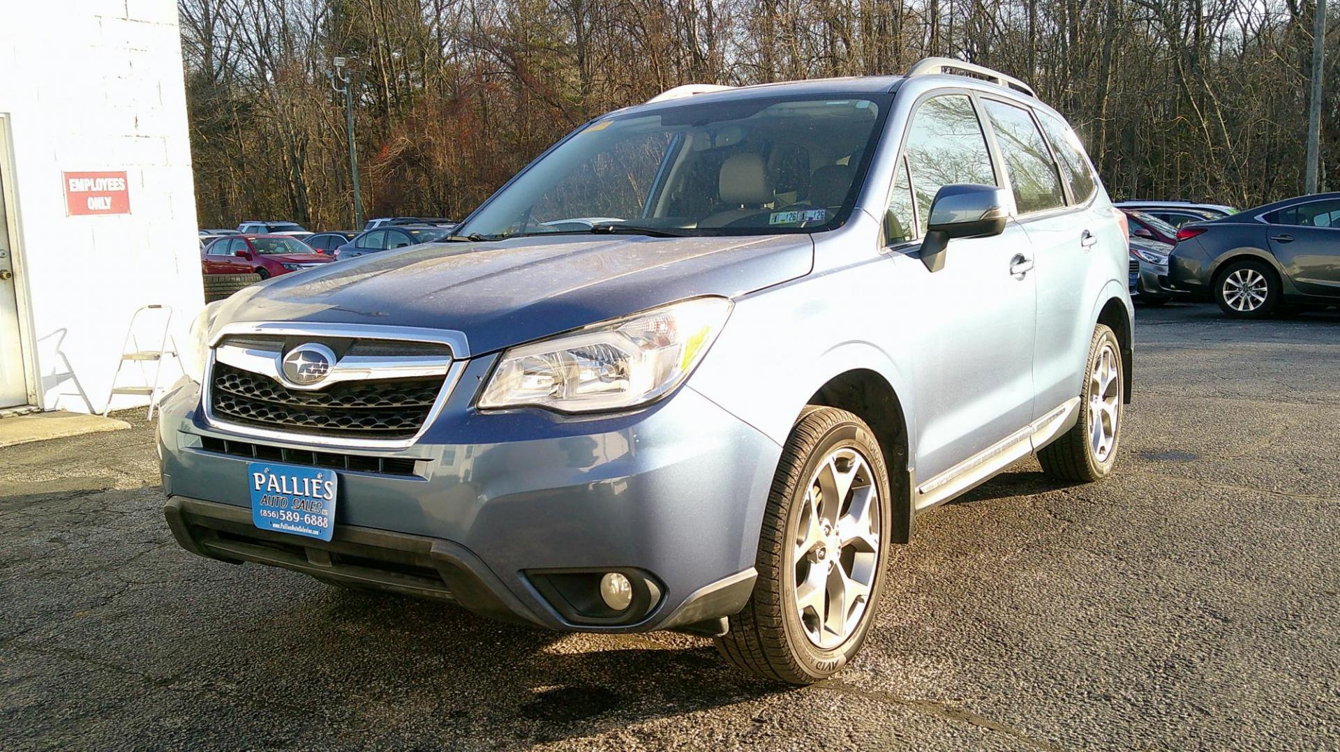 2016 BLUE Subaru Forester 2.5i Touring (JF2SJAVC5GH) with an 2.5L H4 SOHC 16V engine, CVT transmission, located at 540a Delsea Drive, Sewell, NJ, 08080, (987) 867-5309, 39.752560, -75.111206 - Photo#0