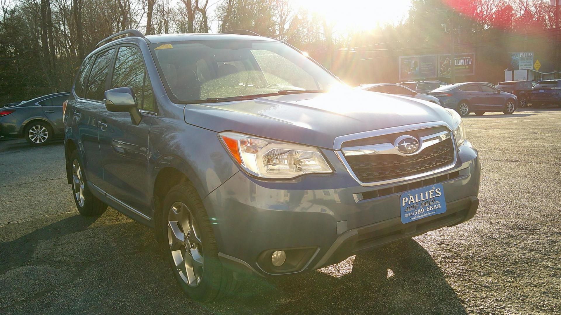 2016 BLUE Subaru Forester 2.5i Touring (JF2SJAVC5GH) with an 2.5L H4 SOHC 16V engine, CVT transmission, located at 540a Delsea Drive, Sewell, NJ, 08080, (987) 867-5309, 39.752560, -75.111206 - Photo#6