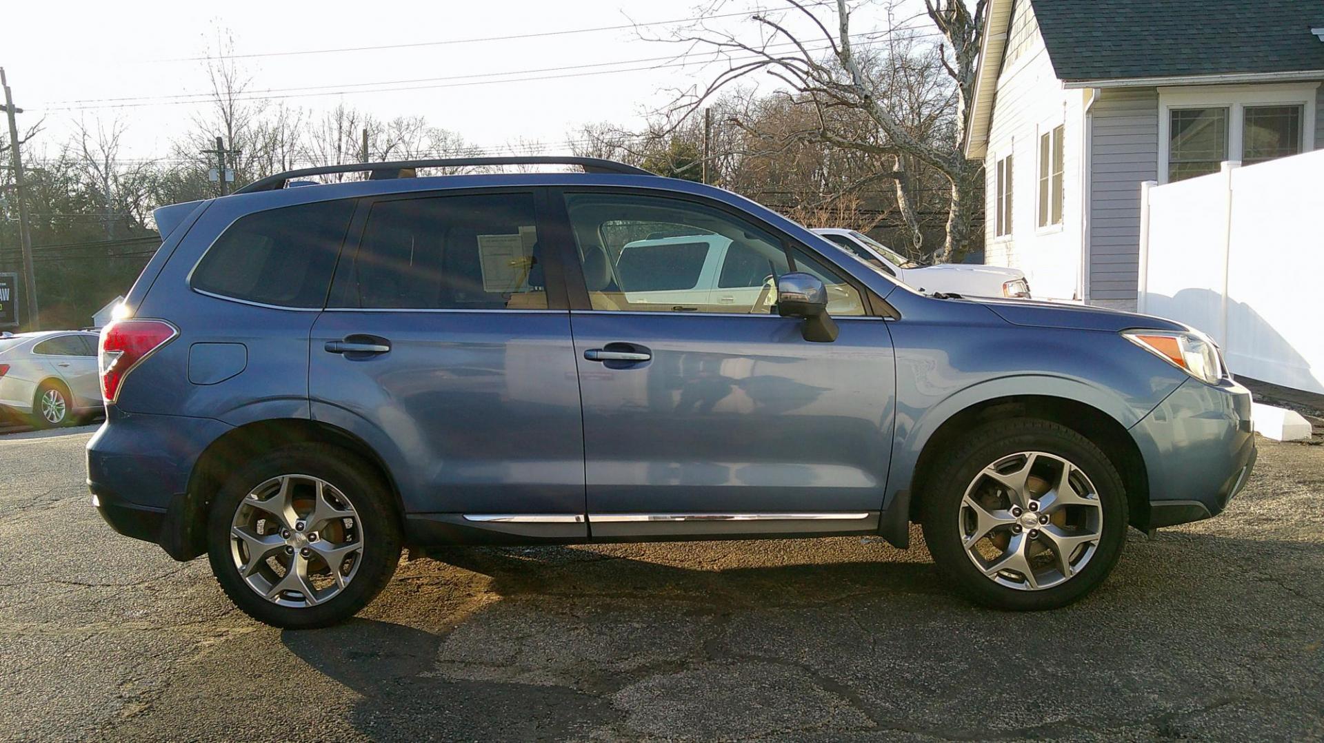 2016 BLUE Subaru Forester 2.5i Touring (JF2SJAVC5GH) with an 2.5L H4 SOHC 16V engine, CVT transmission, located at 540a Delsea Drive, Sewell, NJ, 08080, (987) 867-5309, 39.752560, -75.111206 - Photo#5