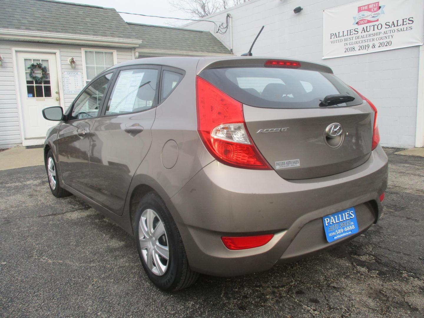 2013 BROWN Hyundai Accent GS 5-Door (KMHCT5AE8DU) with an 1.6L L4 DOHC 16V engine, located at 540a Delsea Drive, Sewell, NJ, 08080, (987) 867-5309, 39.752560, -75.111206 - Photo#2