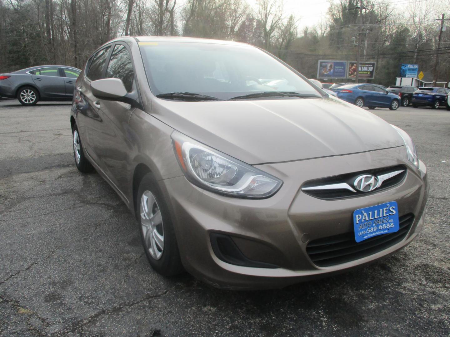 2013 BROWN Hyundai Accent GS 5-Door (KMHCT5AE8DU) with an 1.6L L4 DOHC 16V engine, located at 540a Delsea Drive, Sewell, NJ, 08080, (987) 867-5309, 39.752560, -75.111206 - Photo#7