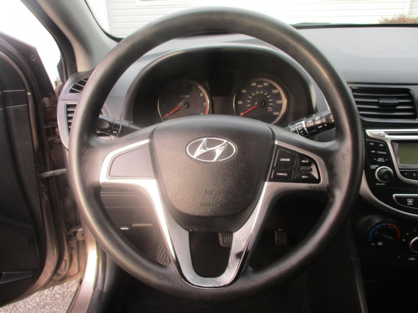 2013 BROWN Hyundai Accent GS 5-Door (KMHCT5AE8DU) with an 1.6L L4 DOHC 16V engine, located at 540a Delsea Drive, Sewell, NJ, 08080, (987) 867-5309, 39.752560, -75.111206 - Photo#15