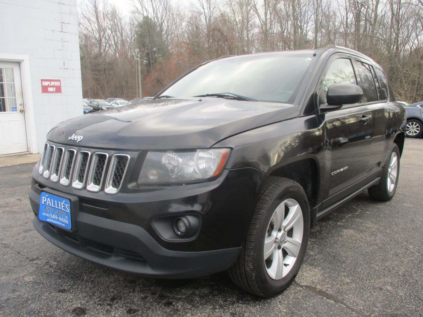 2014 BLACK Jeep Compass Sport FWD (1C4NJCBB0ED) with an 2.4L L4 DOHC 16V engine, located at 540a Delsea Drive, Sewell, NJ, 08080, (987) 867-5309, 39.752560, -75.111206 - Photo#0