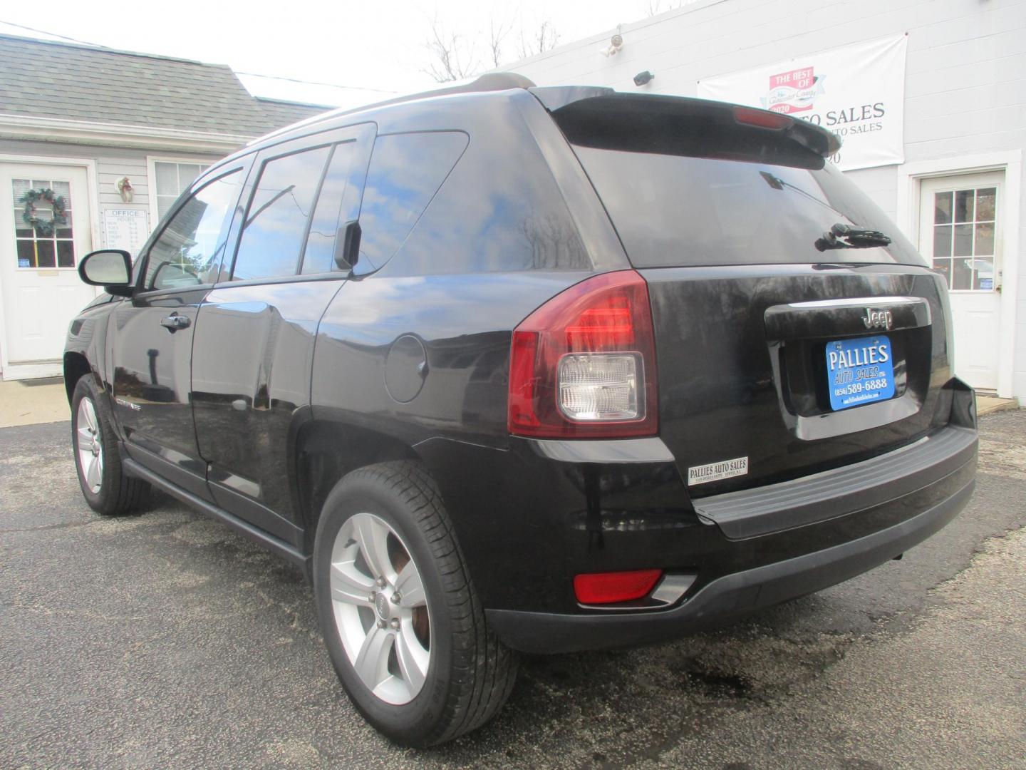 2014 BLACK Jeep Compass Sport FWD (1C4NJCBB0ED) with an 2.4L L4 DOHC 16V engine, located at 540a Delsea Drive, Sewell, NJ, 08080, (987) 867-5309, 39.752560, -75.111206 - Photo#2